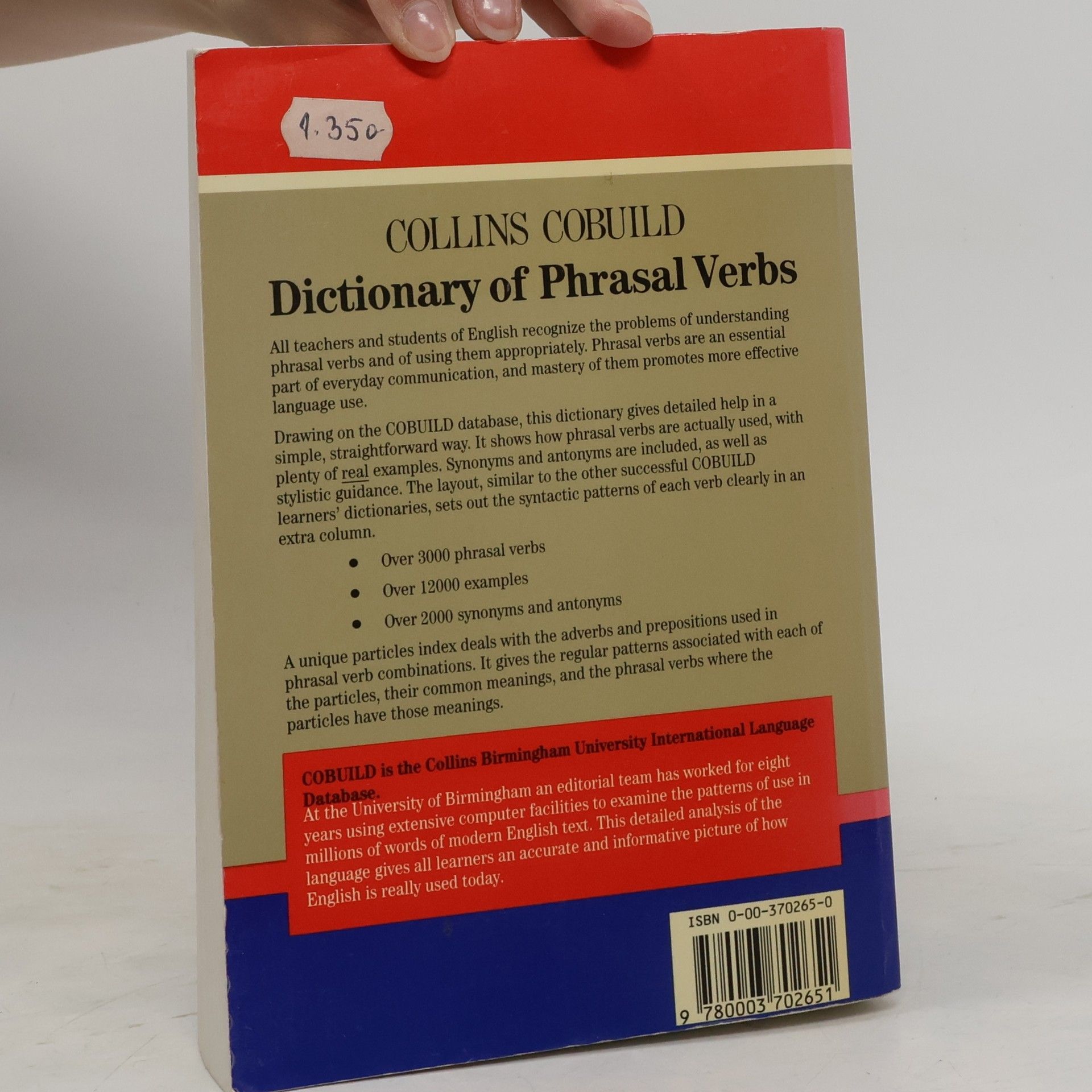 Cobuild Collins Dictionary of phrasal verbs