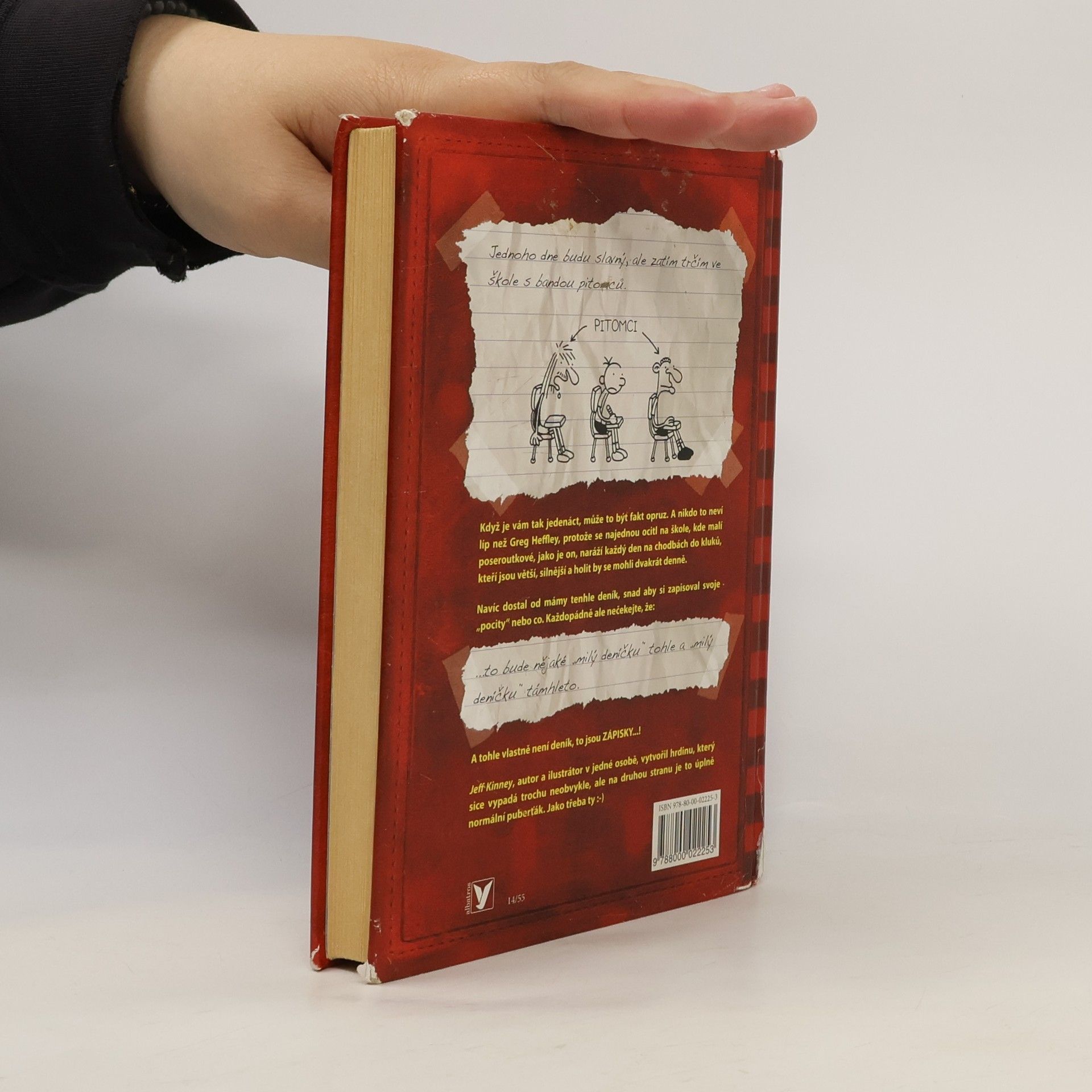 Jeff Kinney Deník malého poseroutky 1