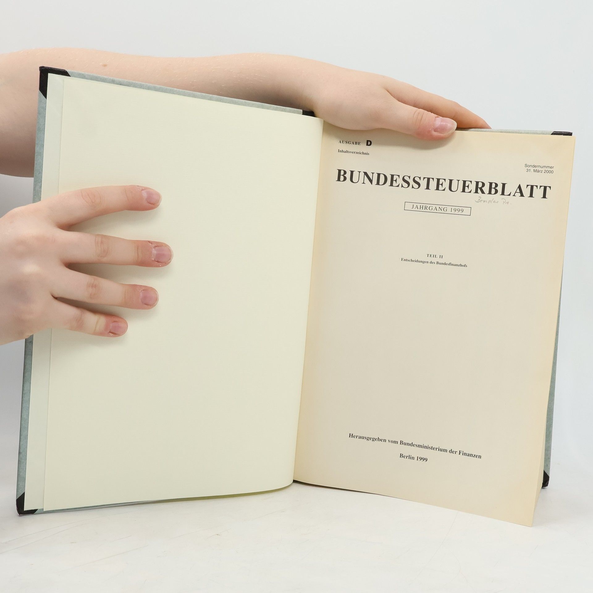 AA.VV. Bunderssteuerblatt II 1999