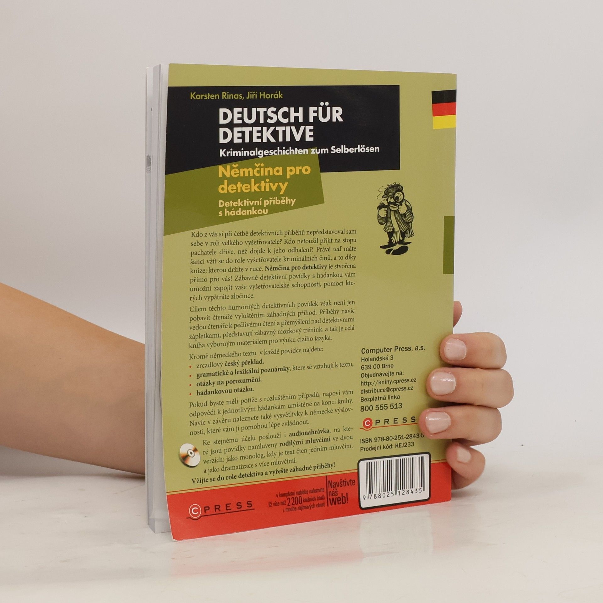 Karsten Rinas Deutsch für Detektive. Němčina pro detektivy. Detektivní příběhy s hádankou