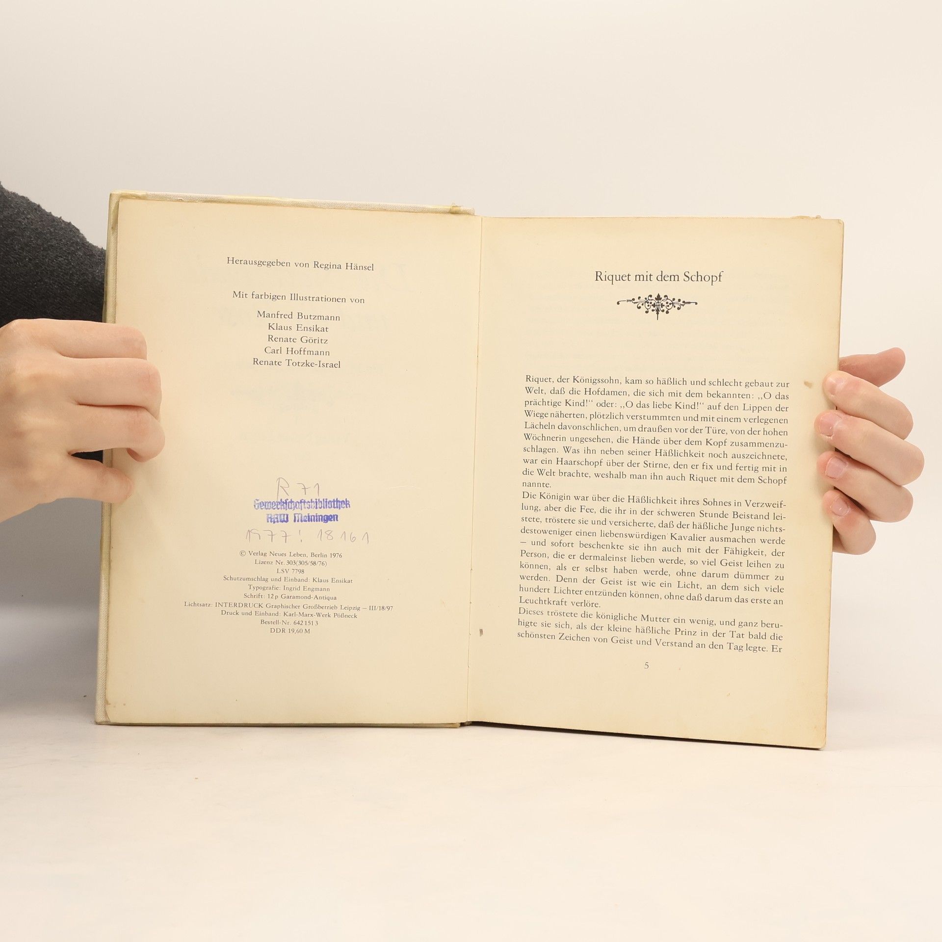 Regina Hänsel Die Nachtigall und die Rose ein Märchenbuch für Verliebte