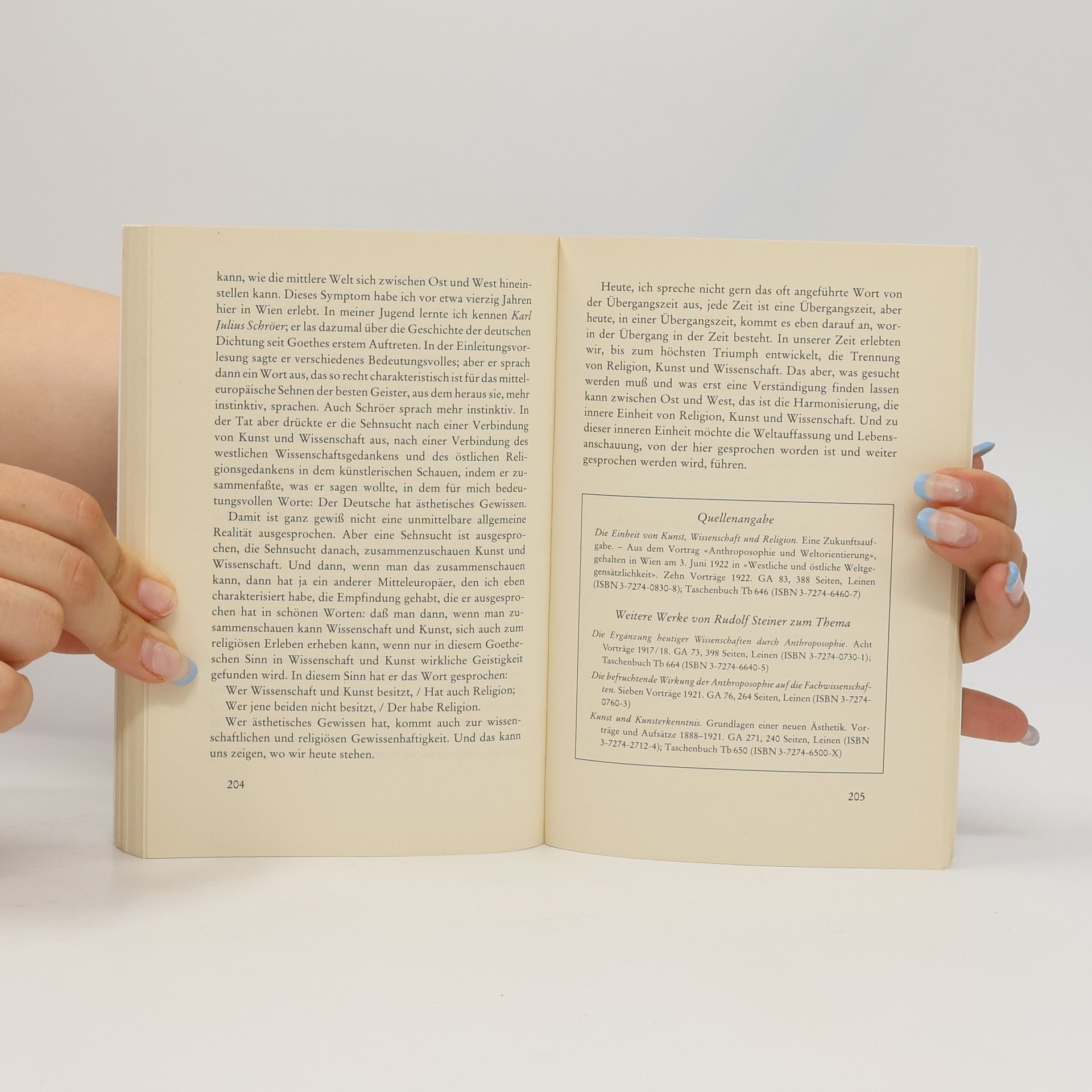 Rudolf Steiner Einführung in die Anthroposophie