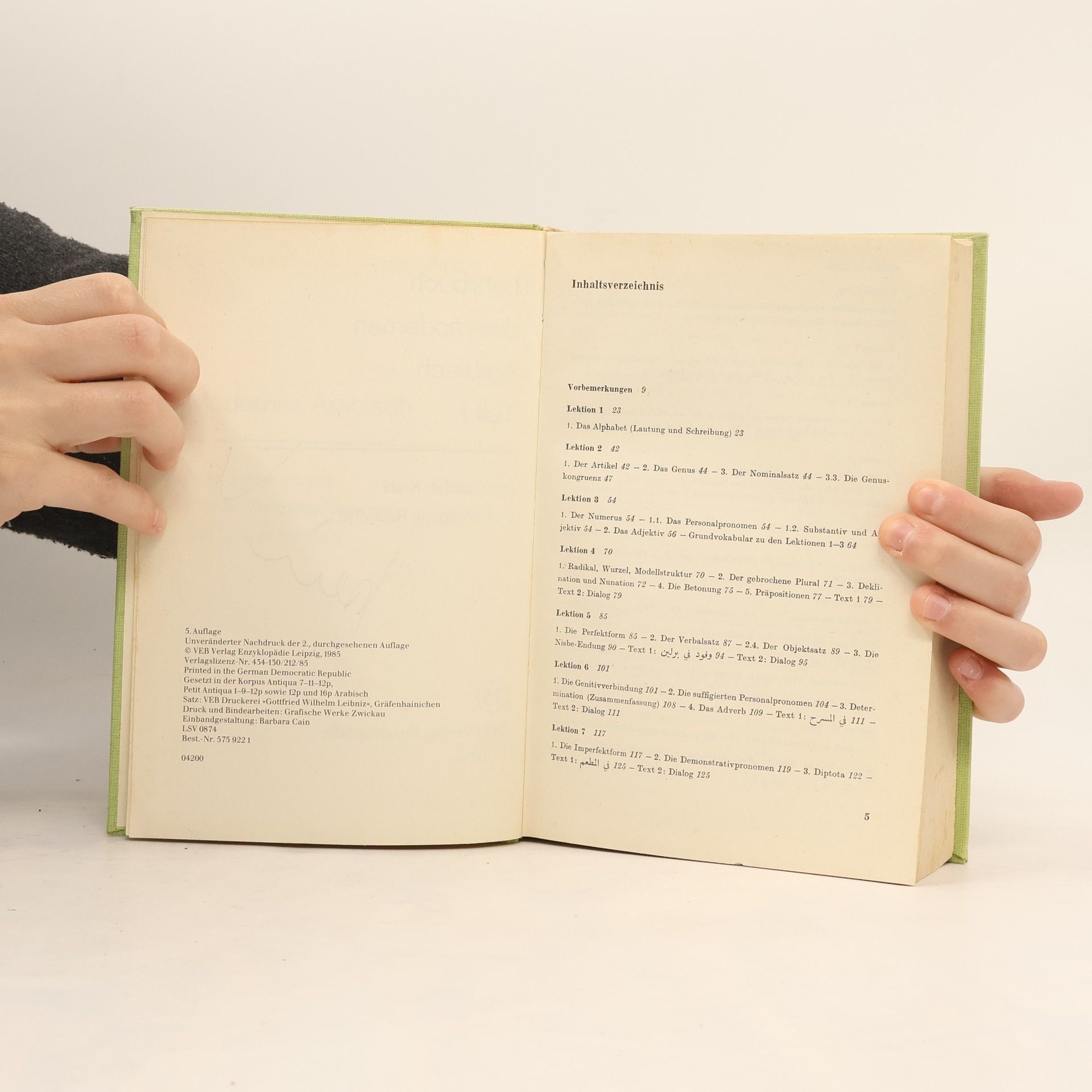 Günther Krahl Lehrbuch des modernen Arabisch I