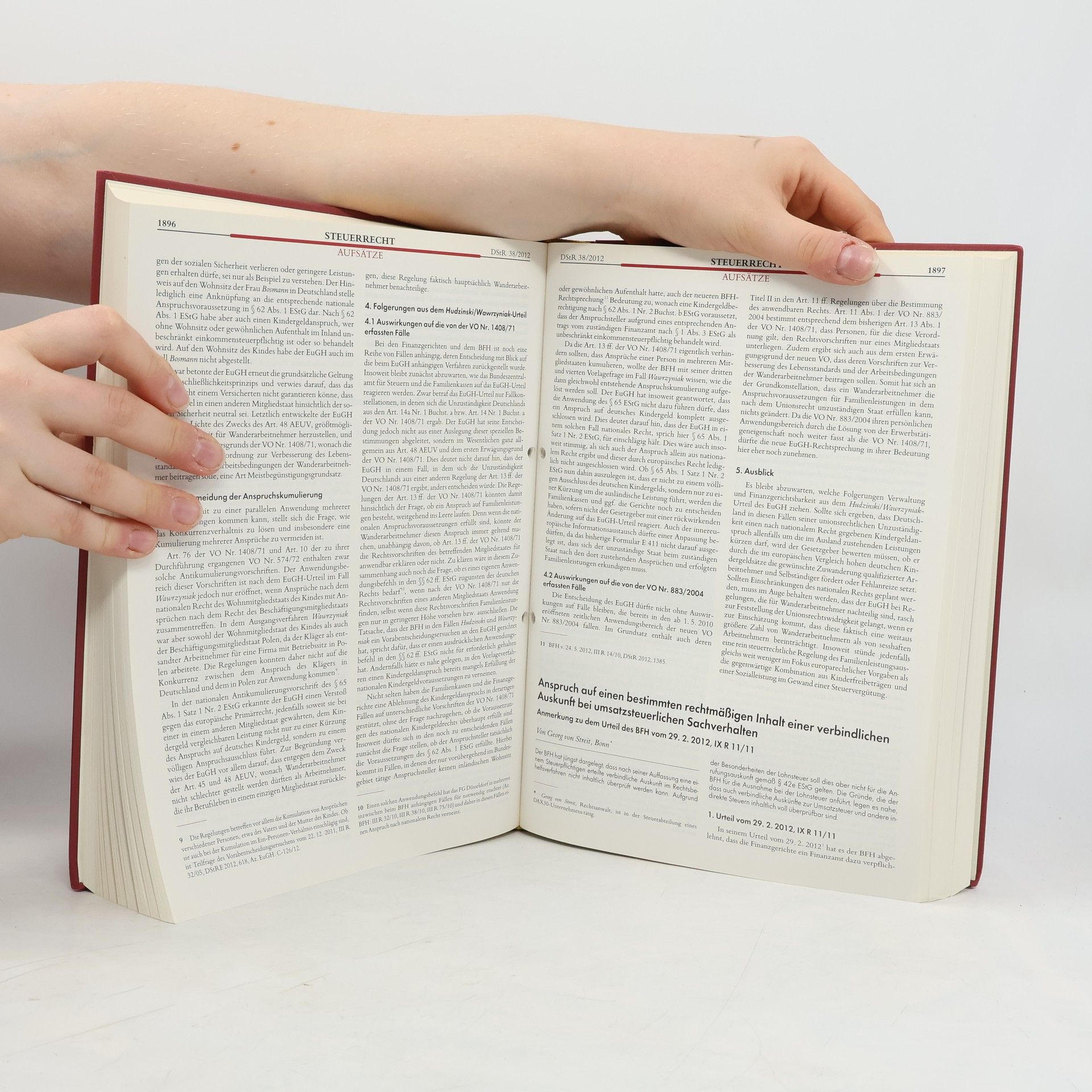 Autorenkollektiv Deutsches Steuerrecht 2012/II