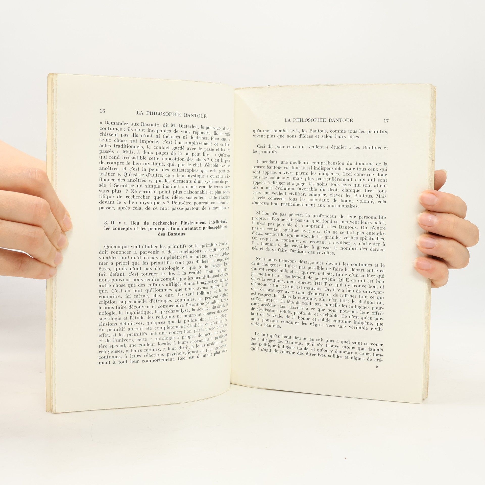 A. Rubbens La philosophie bantoue