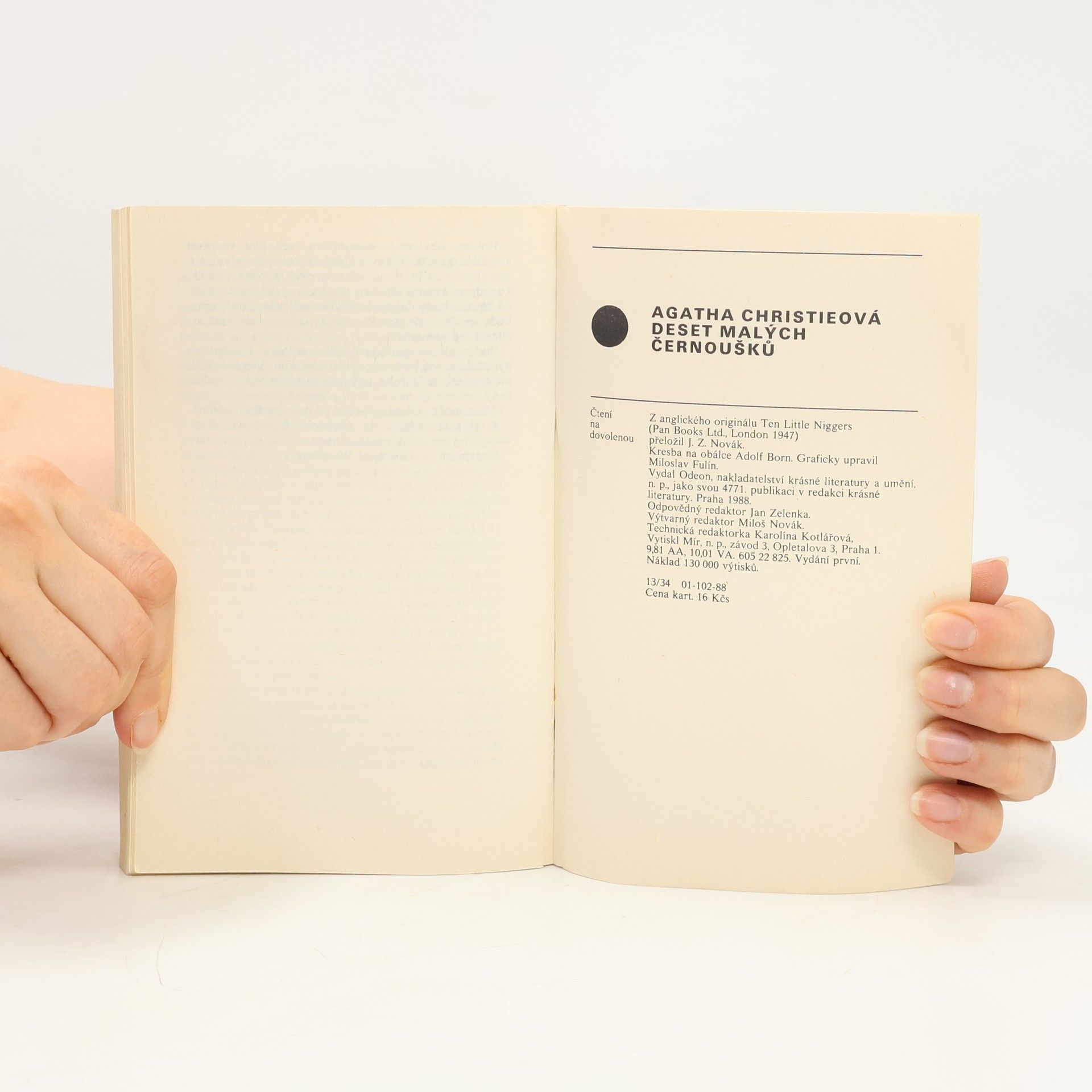 Agatha Christie Deset malých černoušků