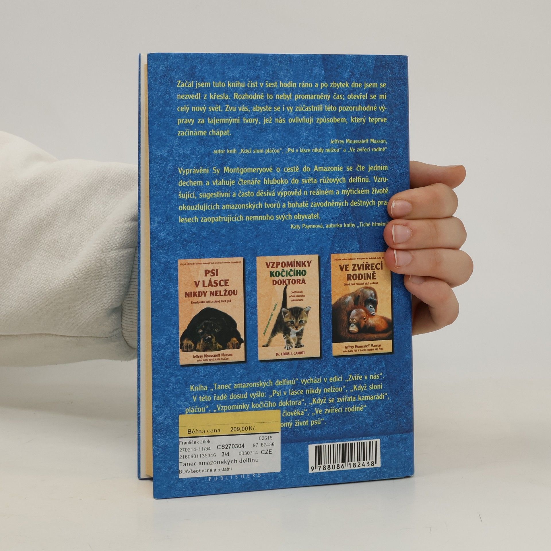 Sy Montgomery Tanec amazonských delfínů : výprava do srdce Amazonie