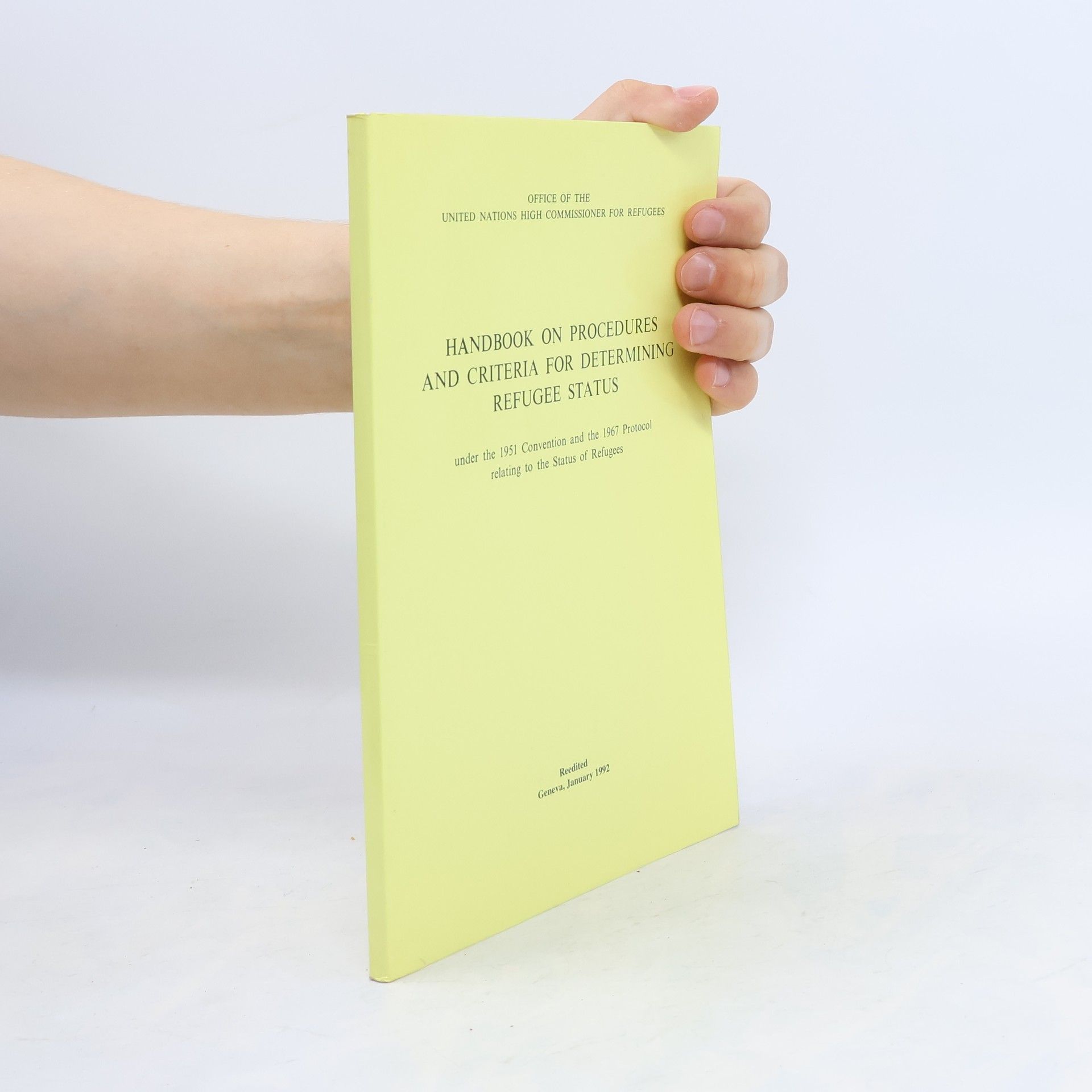 Autorenkollektiv Handbook on procedures and criteria for determining refugee status