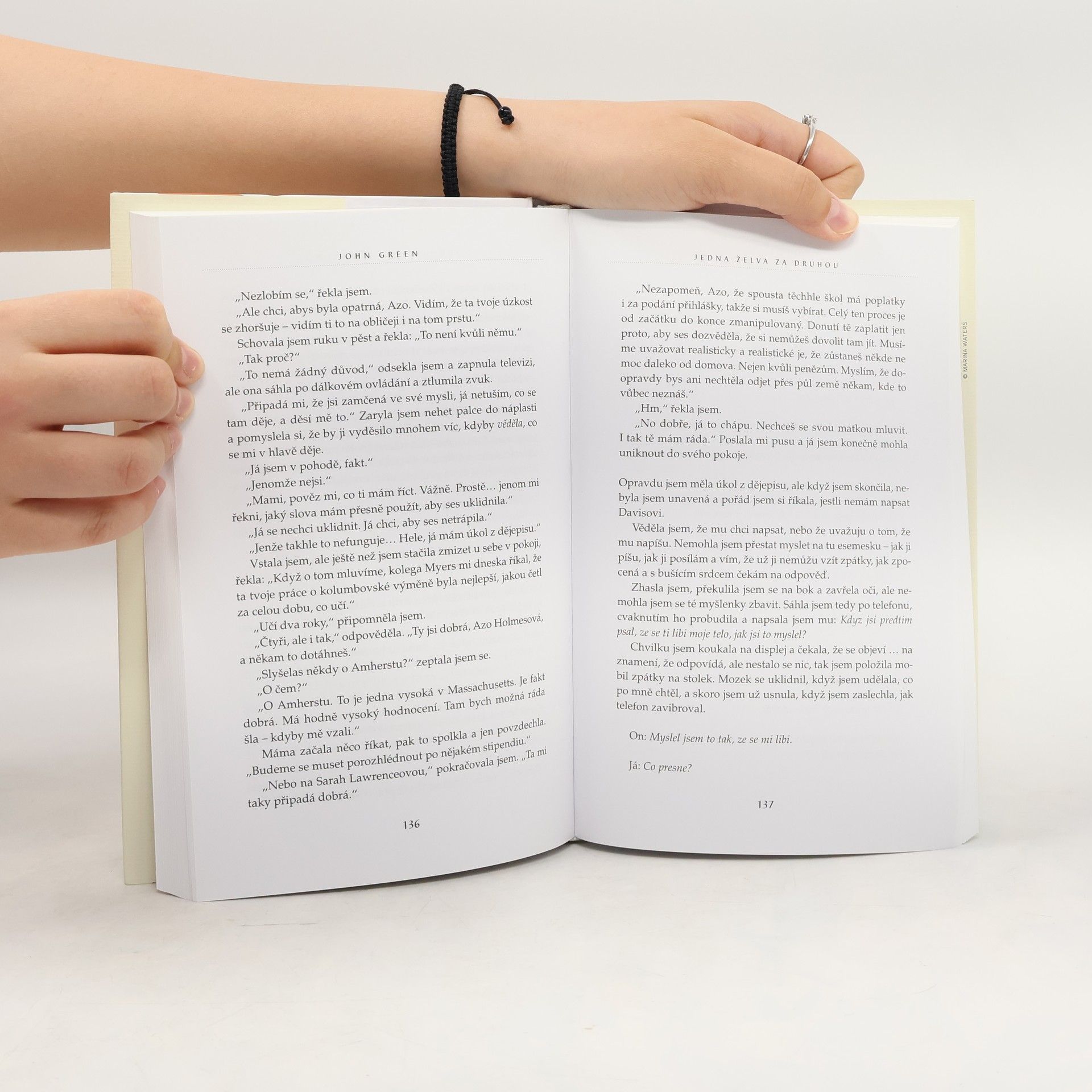John Green Jedna želva za druhou