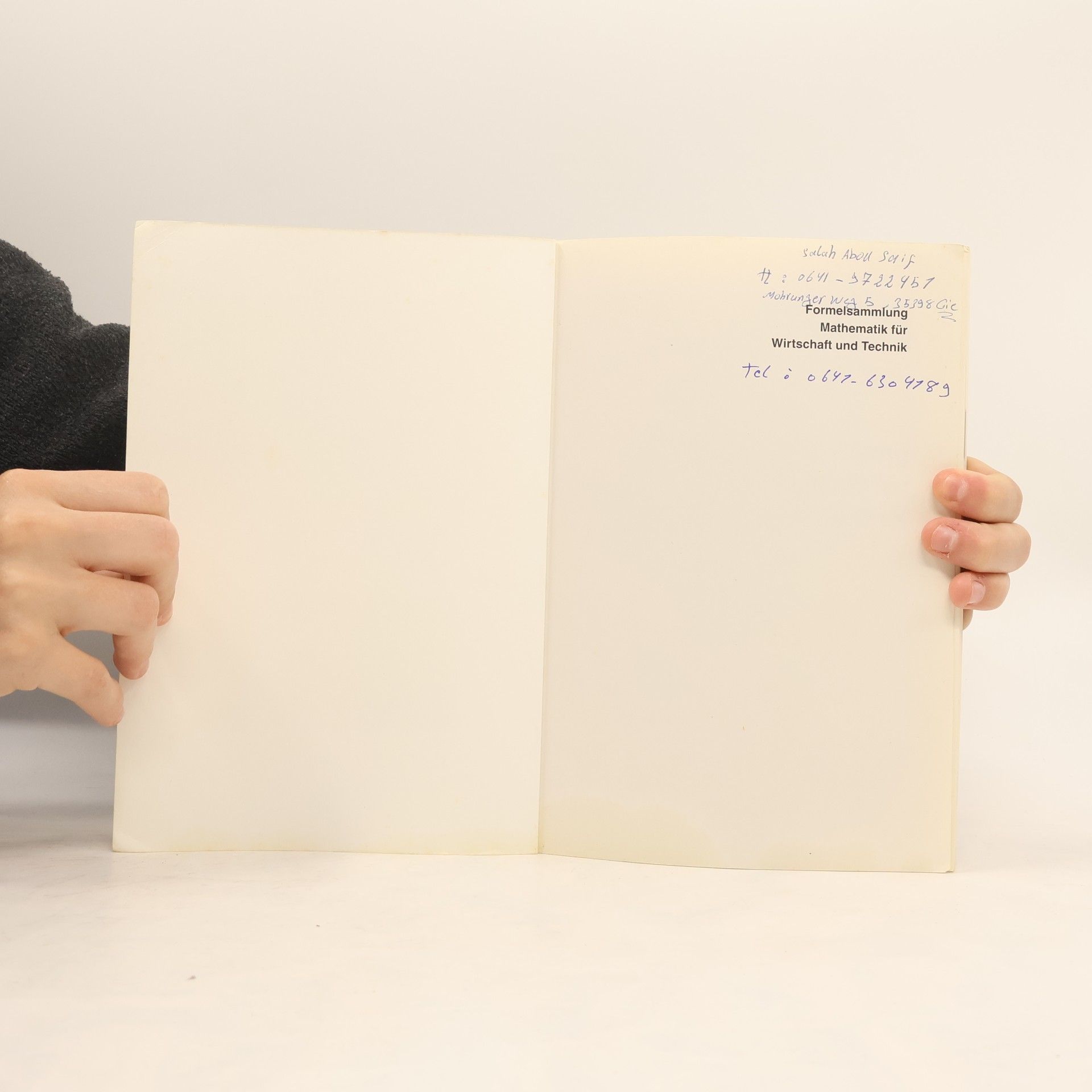 Wolfgang Gohout Formelsammlung Mathematik für Wirtschaft und Technik