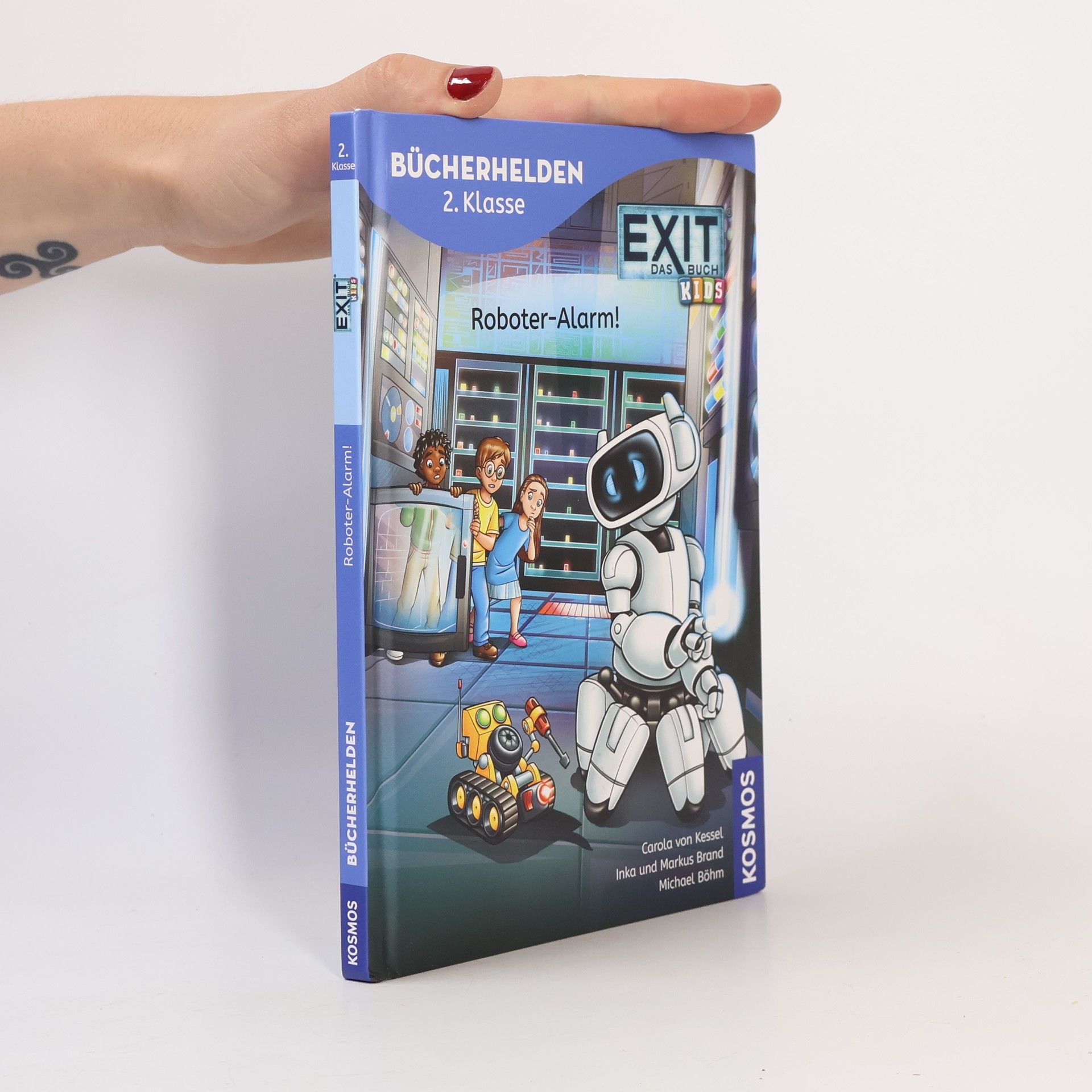 Michael Böhm EXIT® - Das Buch, Bücherhelden 2. Klasse, Roboter-Alarm!