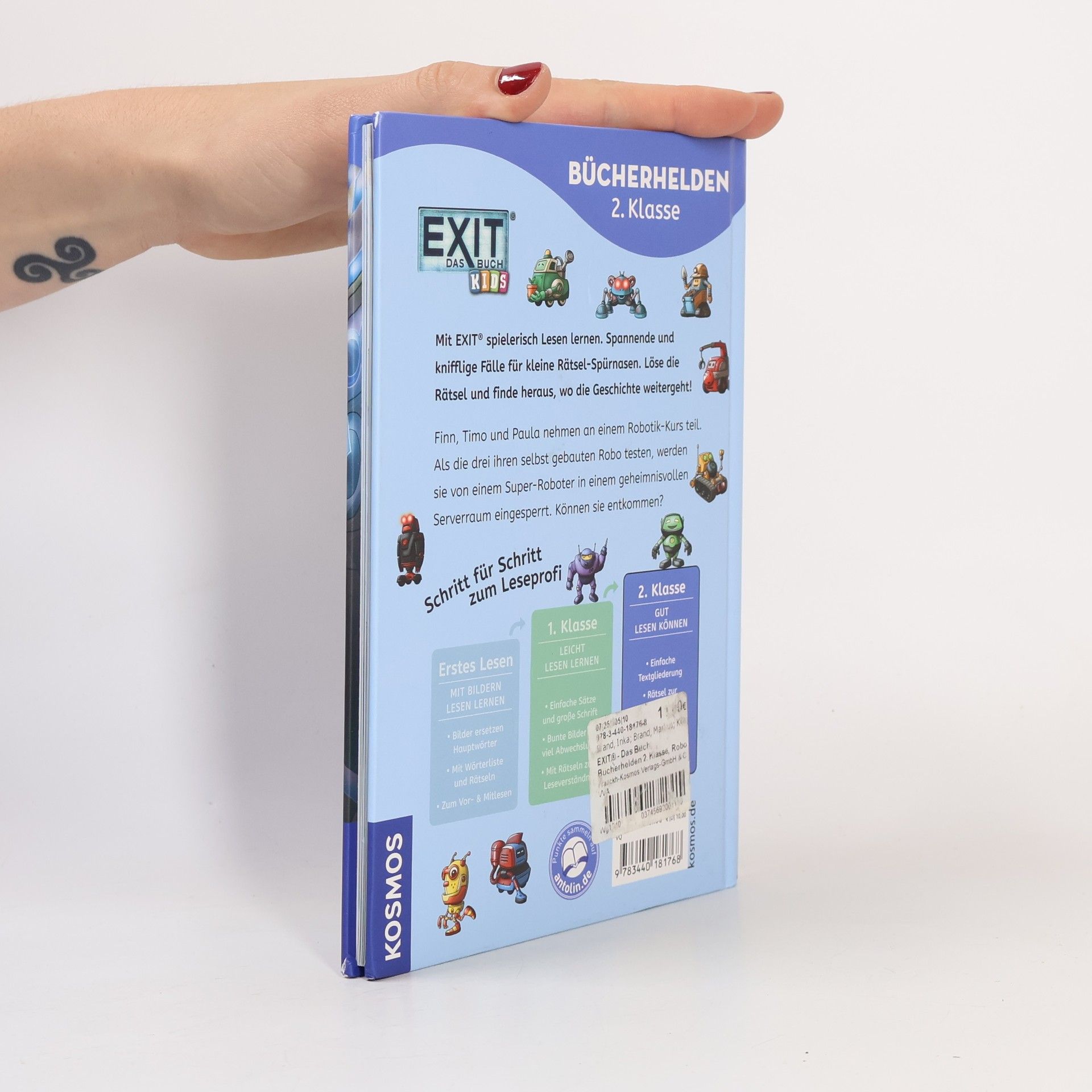 Carola von Kessel EXIT® - Das Buch, Bücherhelden 2. Klasse, Roboter-Alarm!