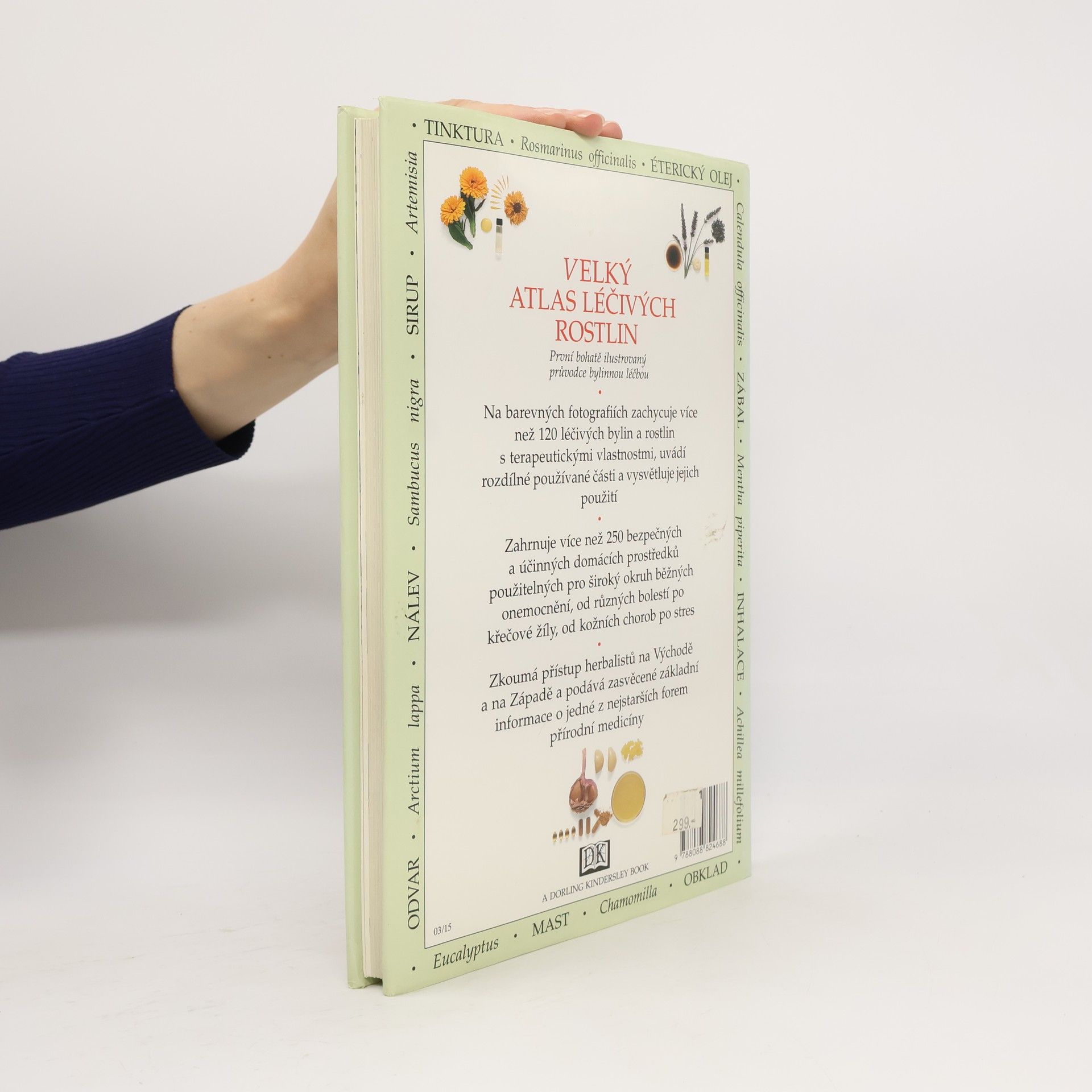Penelope Ody Velký atlas léčivých rostlin : obrazový průvodce léčivými bylinami s uvedením prostředků na běžná onemocnění