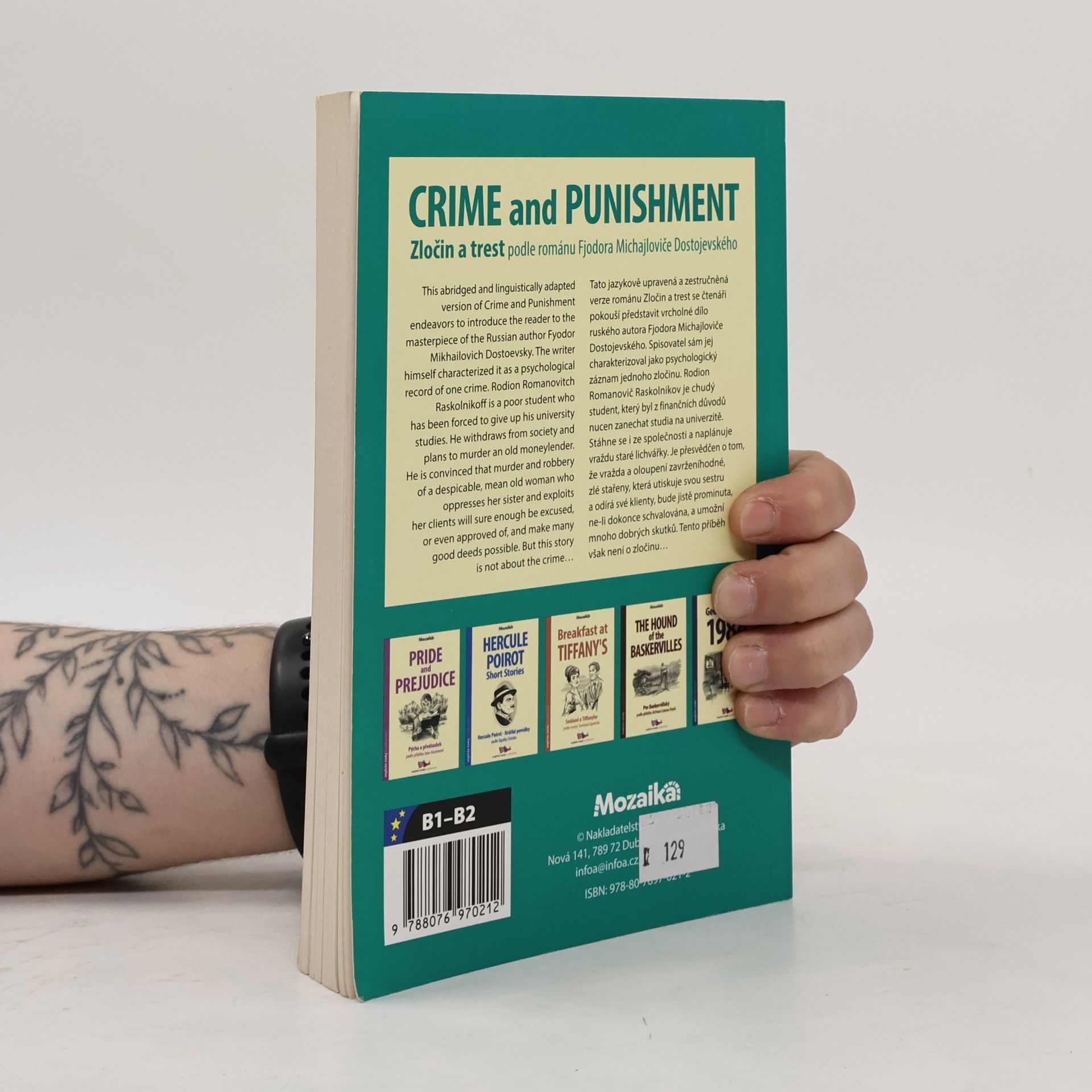 Fyodor Dostoyevsky Crime and Punishment/Zločin a trest B1-B2
