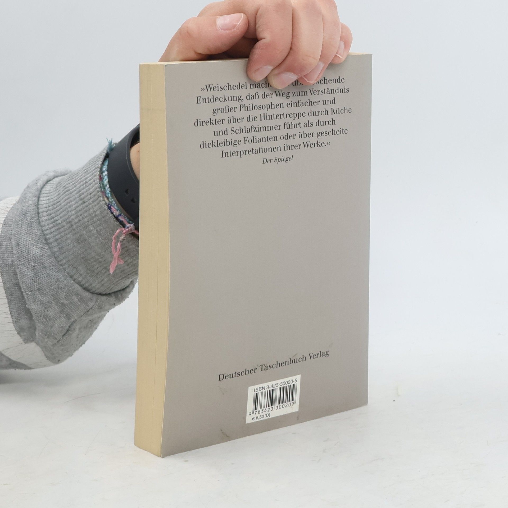 Weischedel Wilhelm Die philosophische Hintertreppe