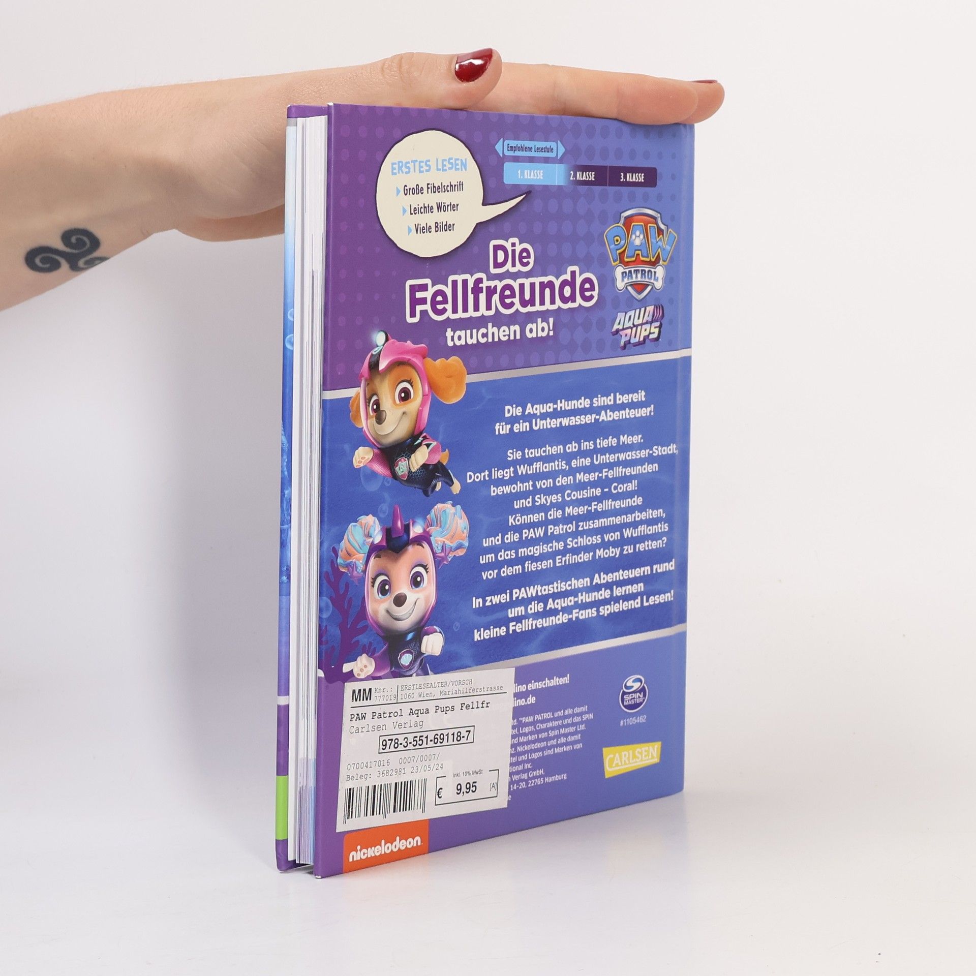 Nora de Lon PAW Patrol Aqua Pups: Die Fellfreunde tauchen ab!