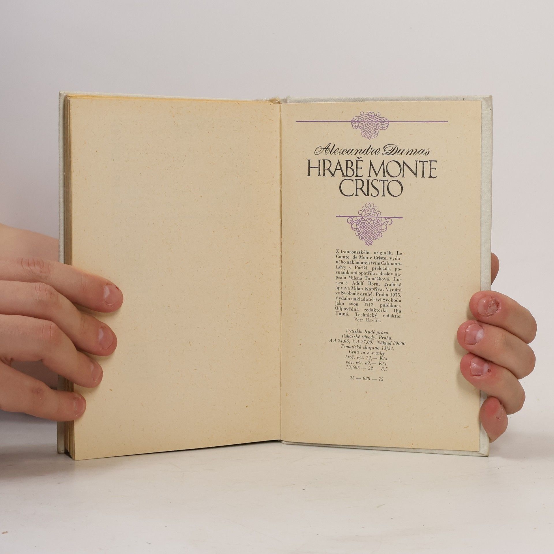 Alexandre Dumas Hrabě Monte Cristo. Kniha 3. Díl 5/6
