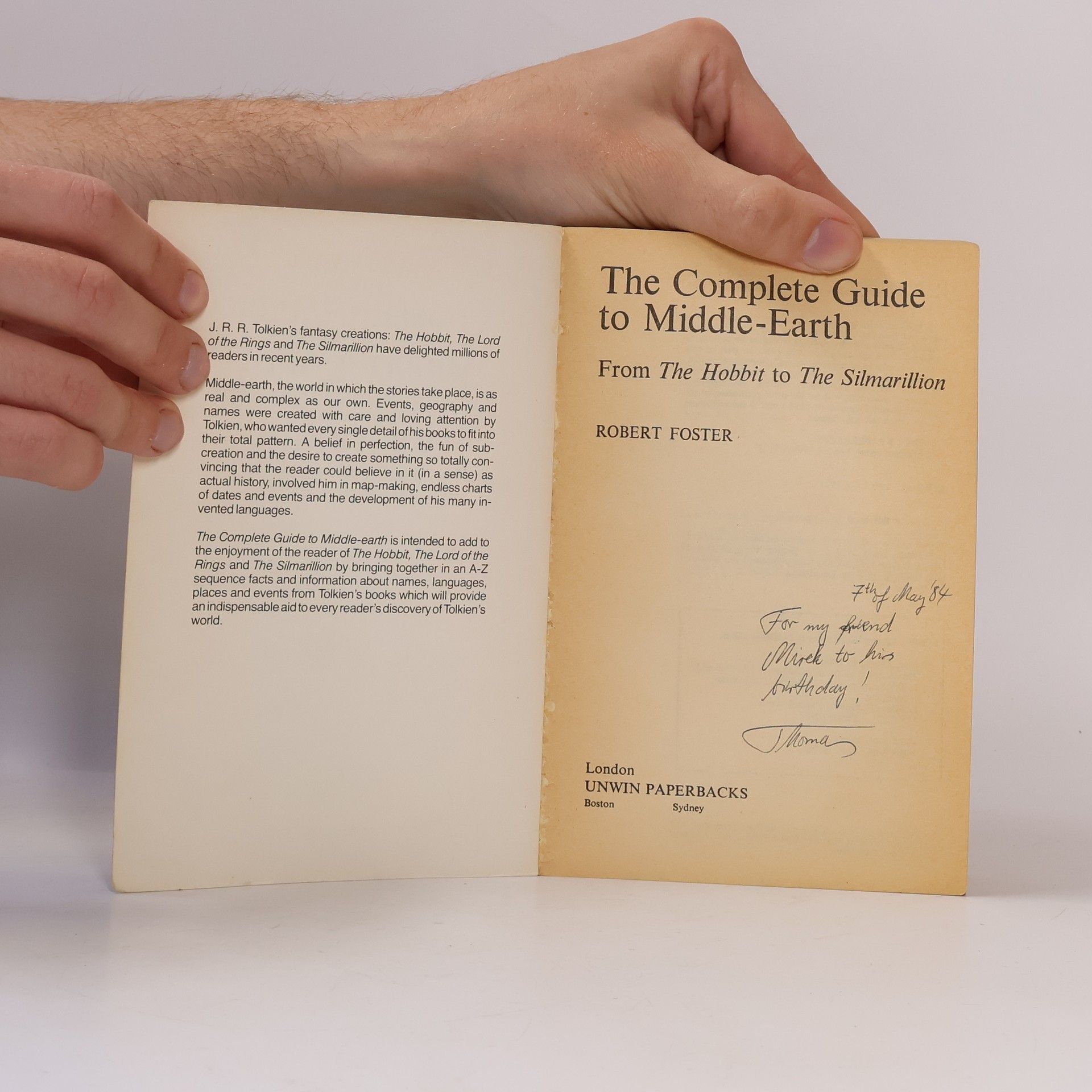 Robert Foster The Complete Guide to Middle-Earth
