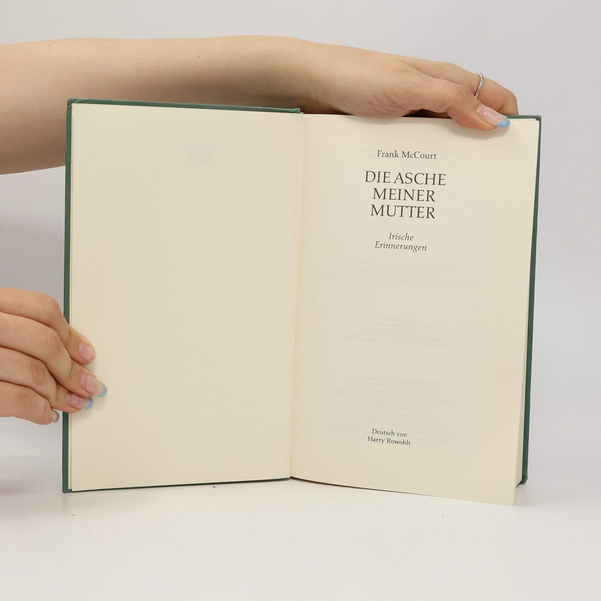 Frank McCourt Die Asche meiner Mutter