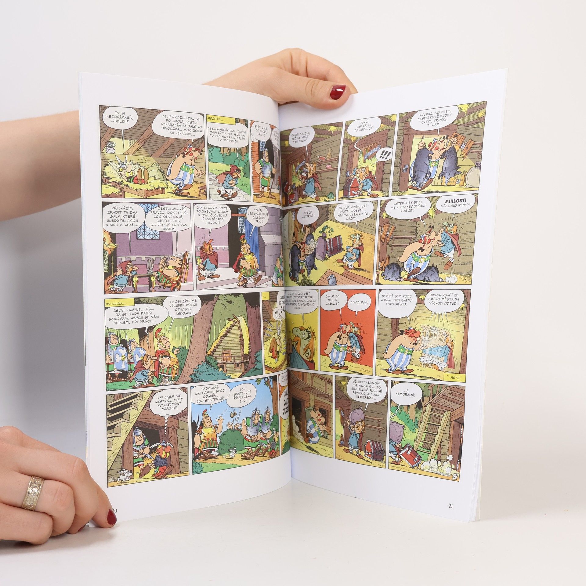 René Goscinny Asterix a cesta kolem Galie