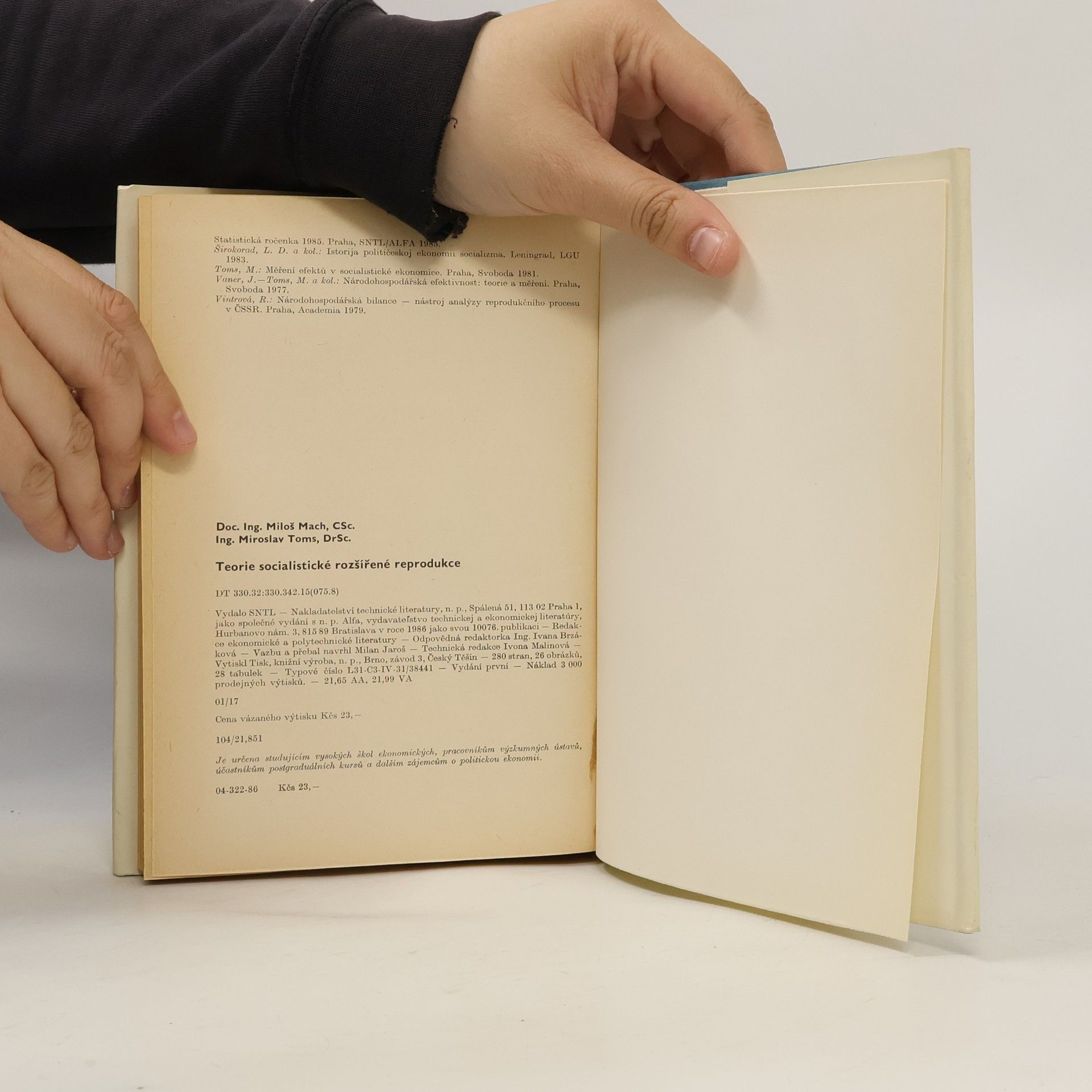 Miloš Mach Teorie socialistické rozšířené reprodukce