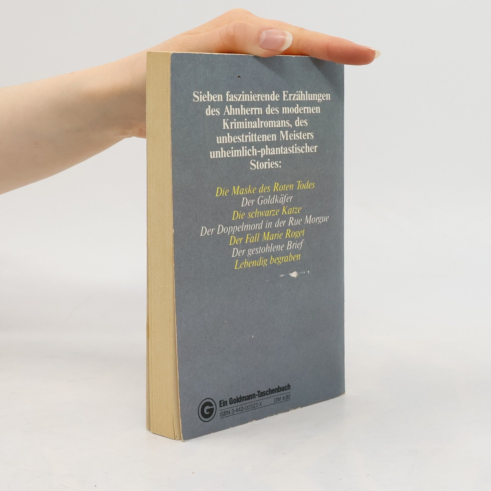 Edgar Allan Poe Der Doppelmord in der Rue Morgue