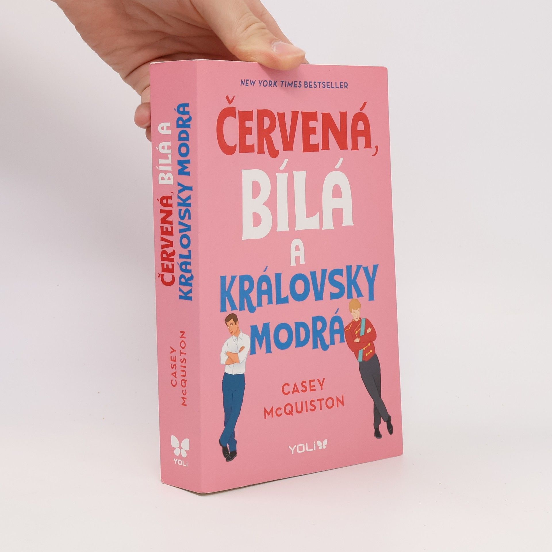 Casey McQuiston Červená, bílá a královsky modrá
