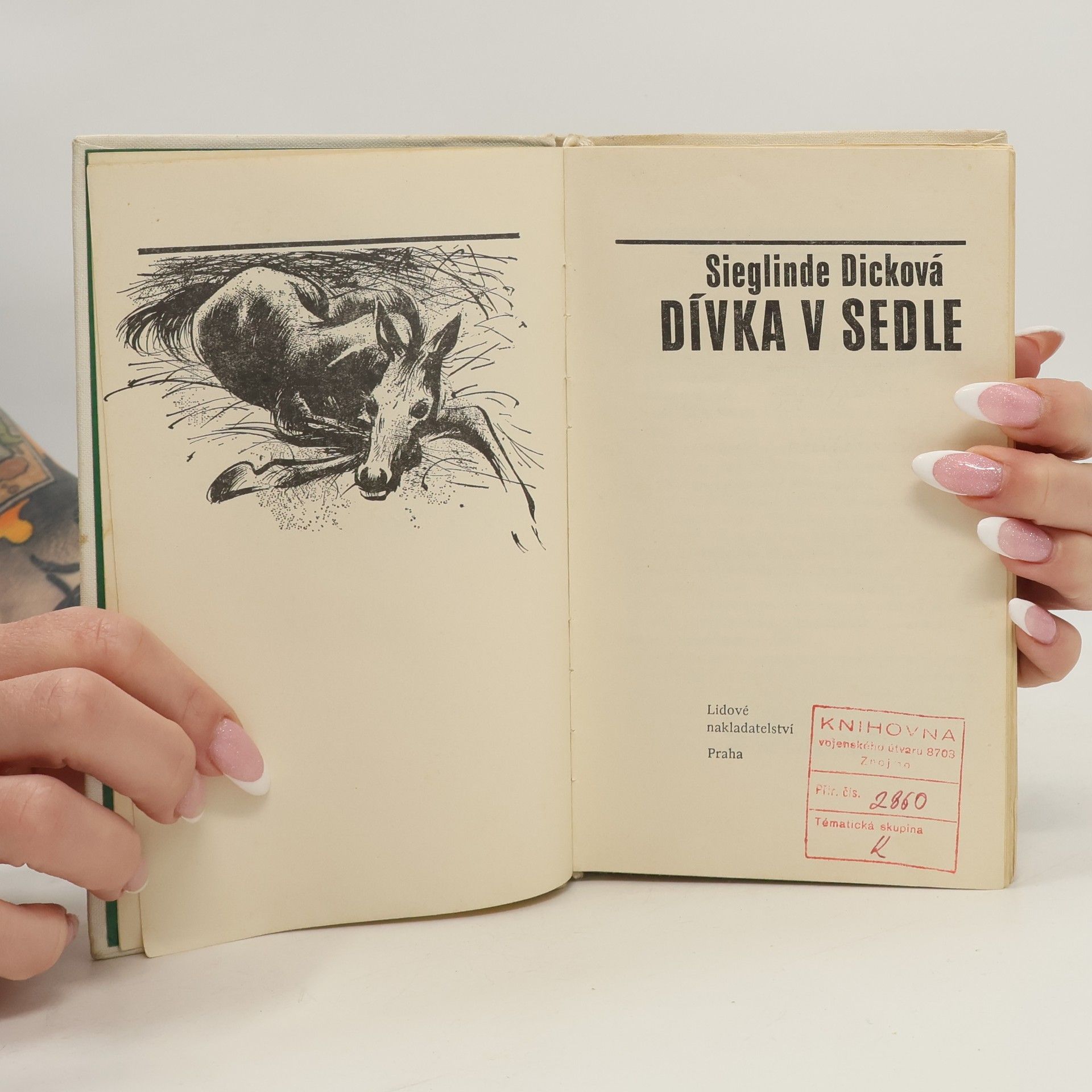 Dicková Sieglinde Dívka v sedle