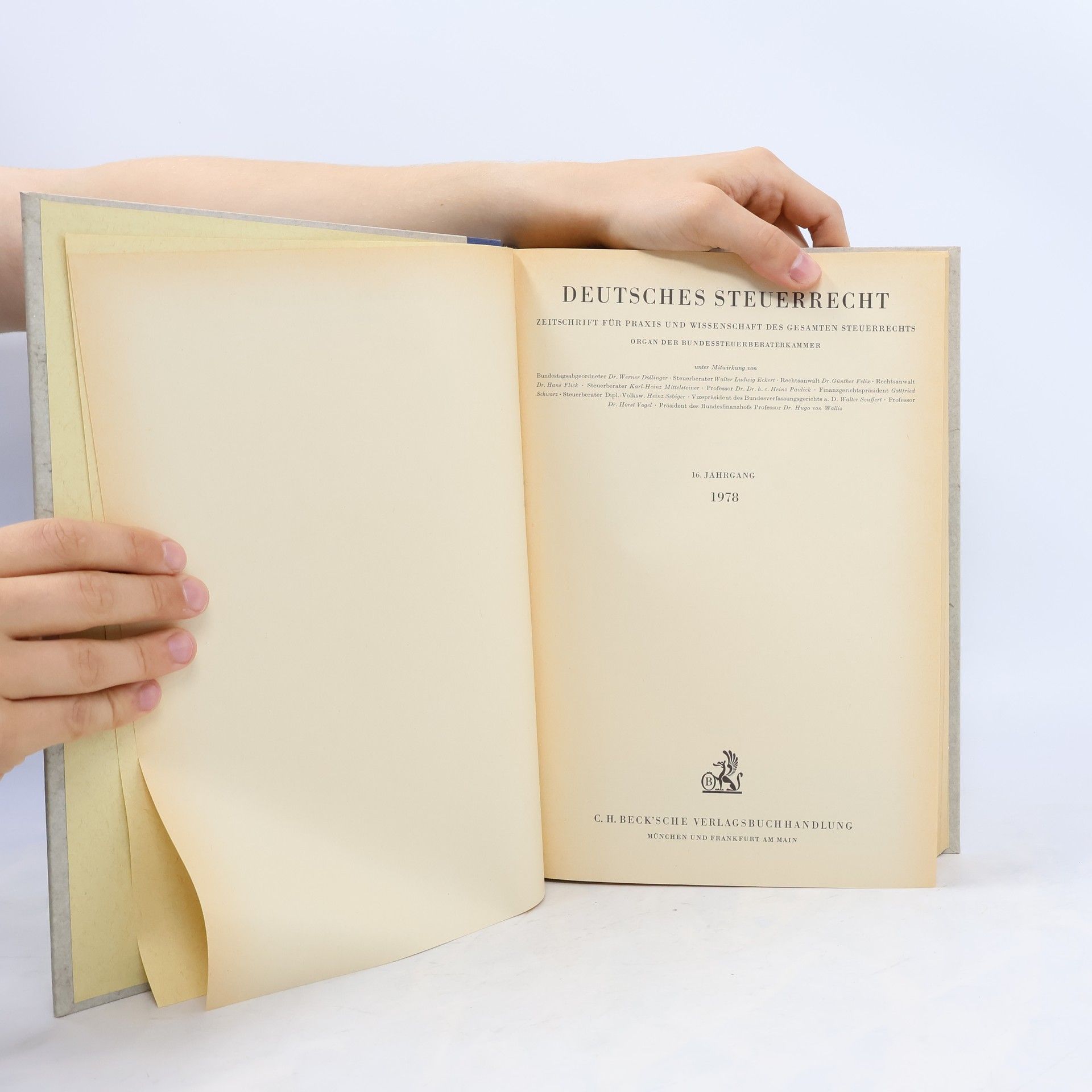 Autorenkollektiv Deutsches Steuerrecht 1978