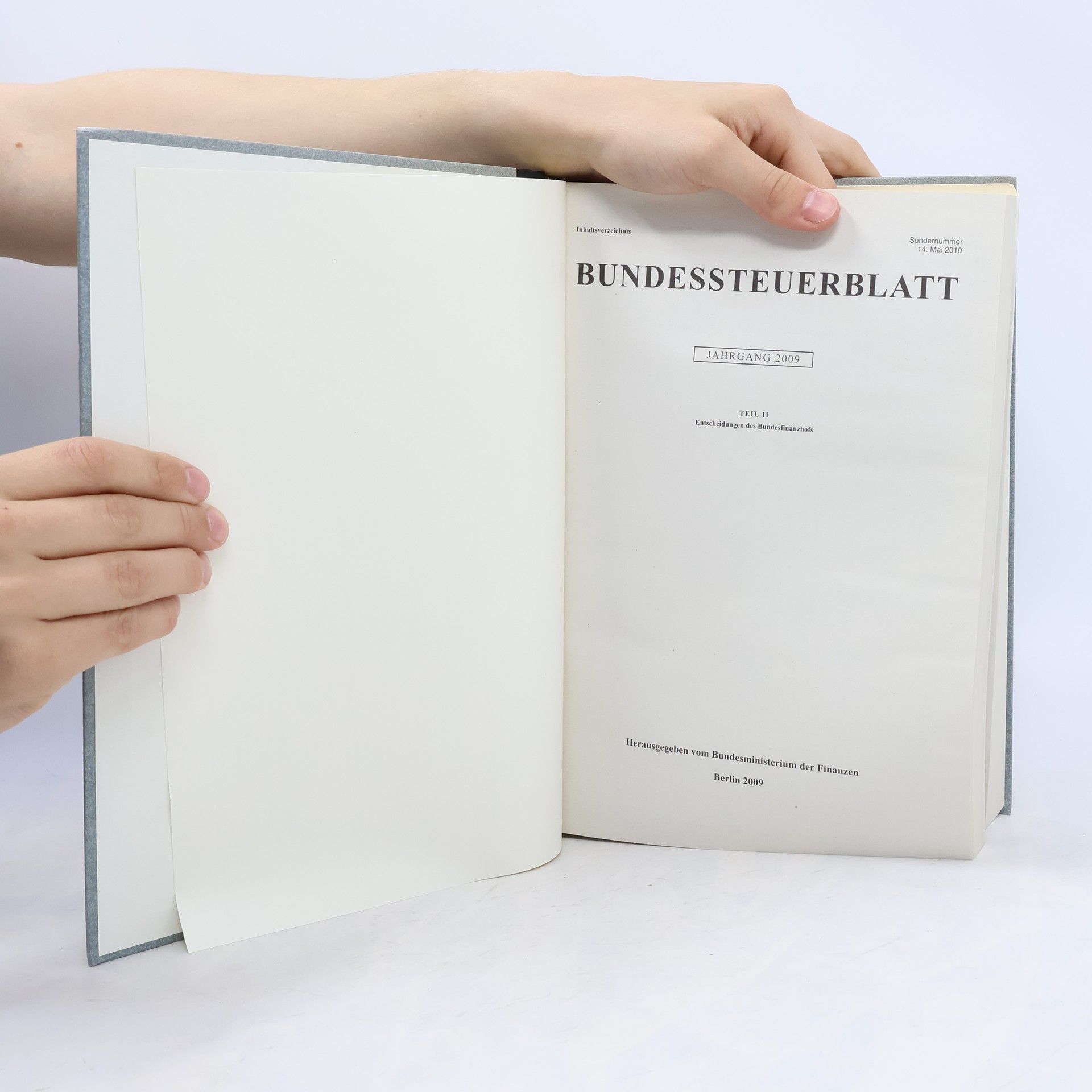 AA.VV. Bundessteuerblatt, Jahrgang 2009. Teil II