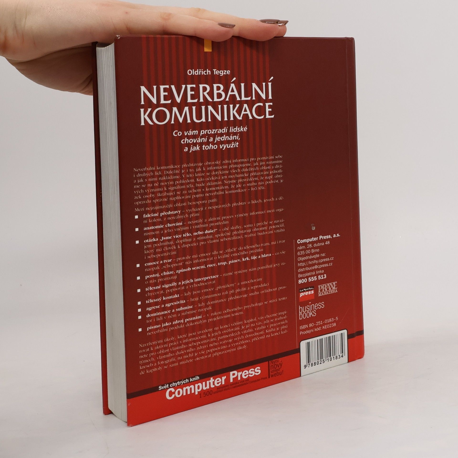 Oldřich Tegze Neverbální komunikace