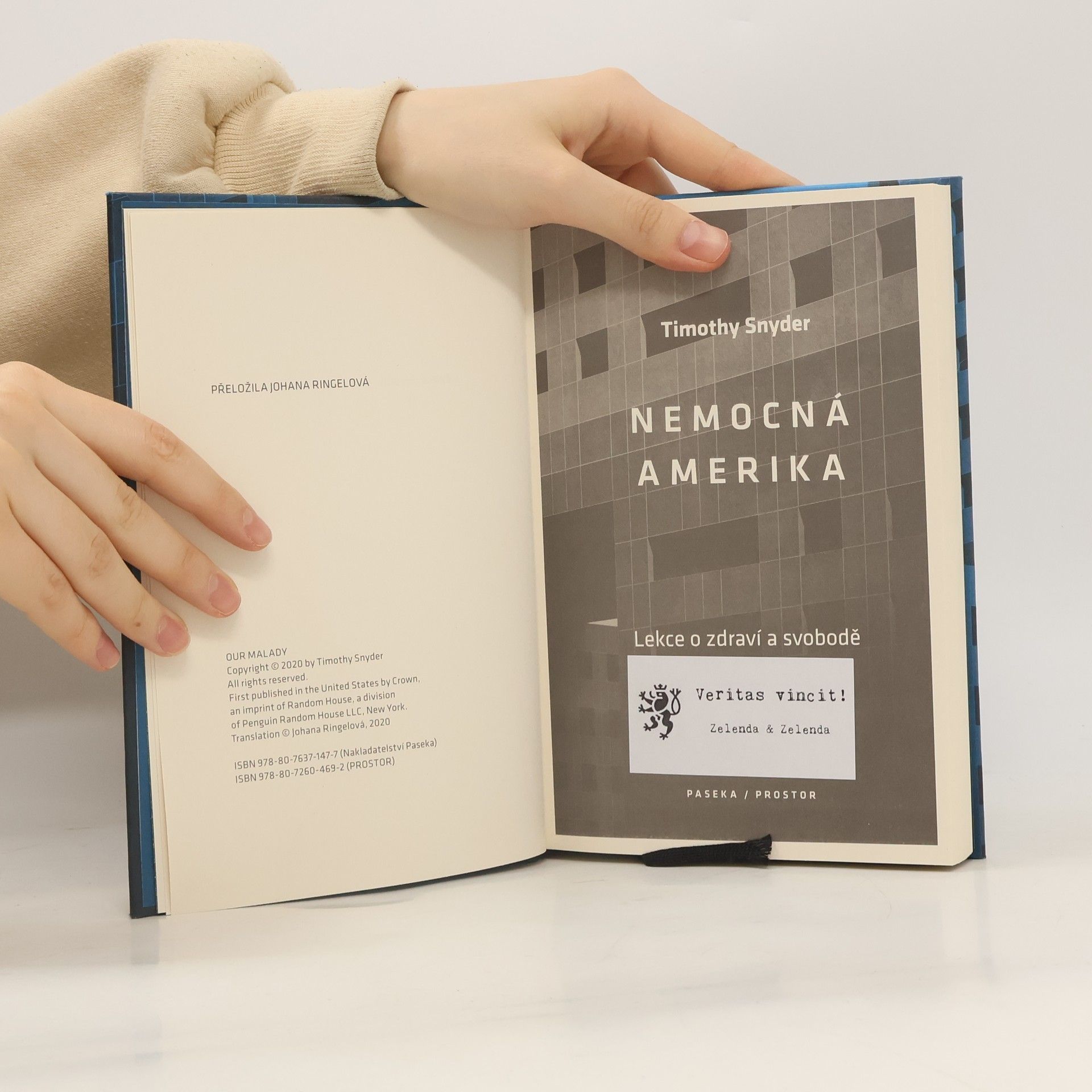 Timothy Snyder Nemocná Amerika: Lekce o zdraví a svobodě