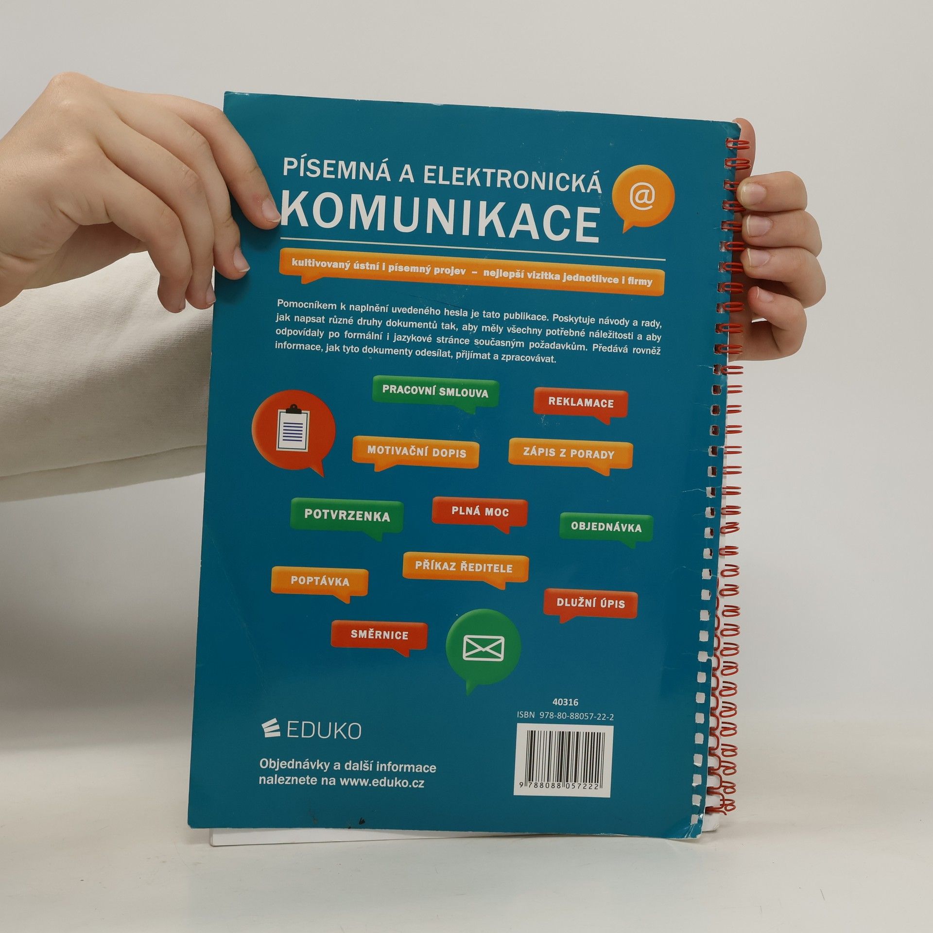 Alena Kocourková Písemná a elektronická komunikace pro střední školy, úřady a veřejnost
