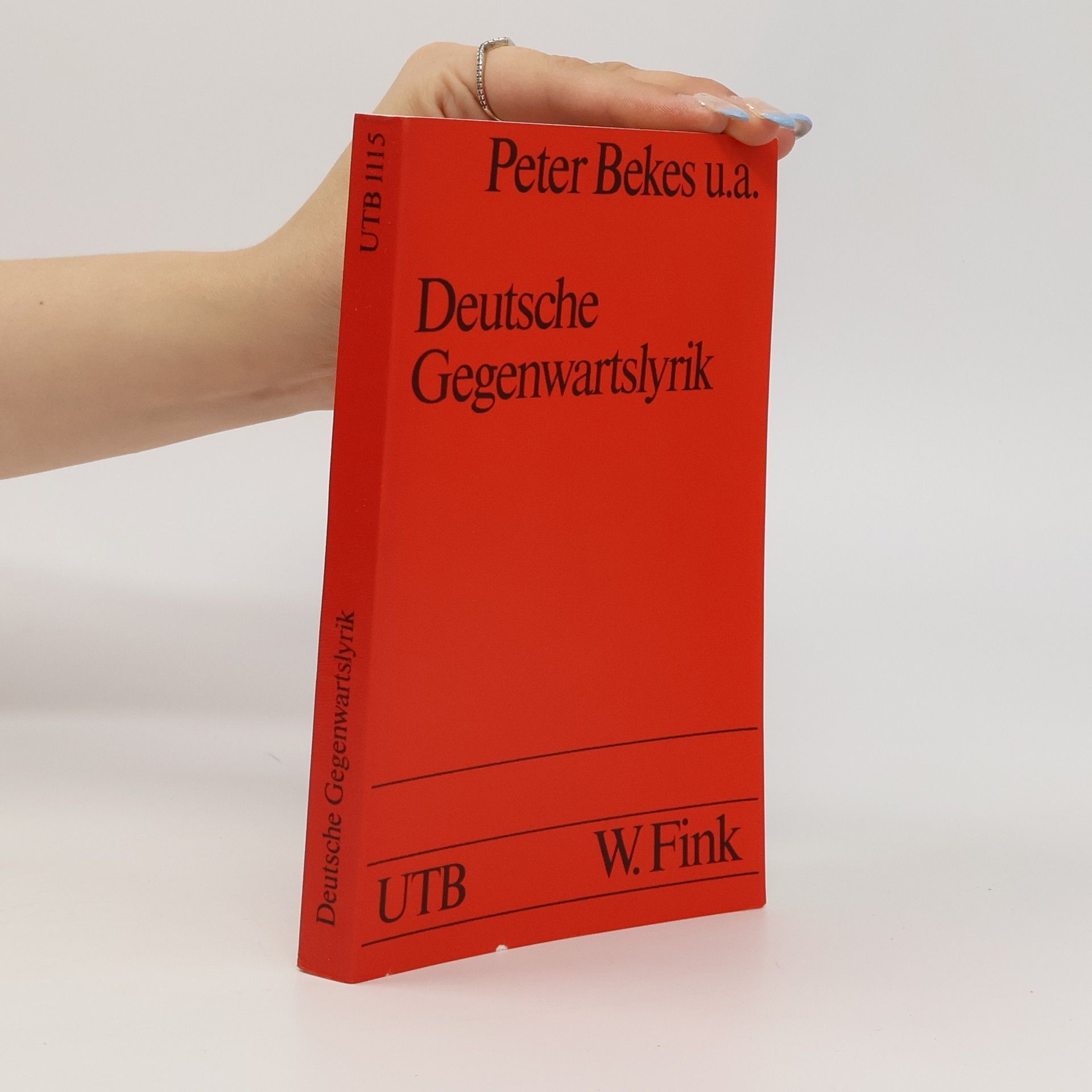 Peter Bekes Deutsche Gegenwartslyrik