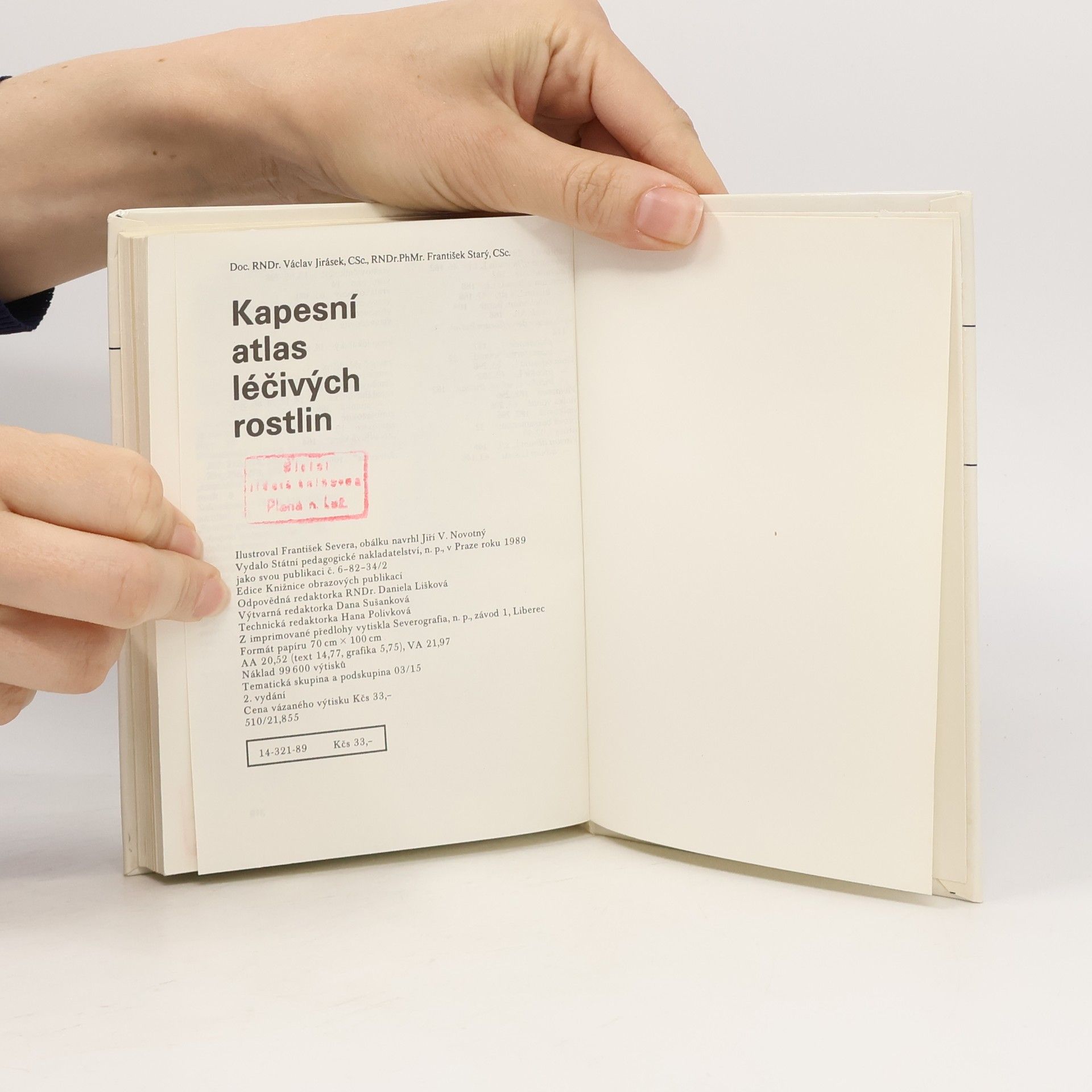 Václav Jirásek Kapesní atlas léčivých rostlin