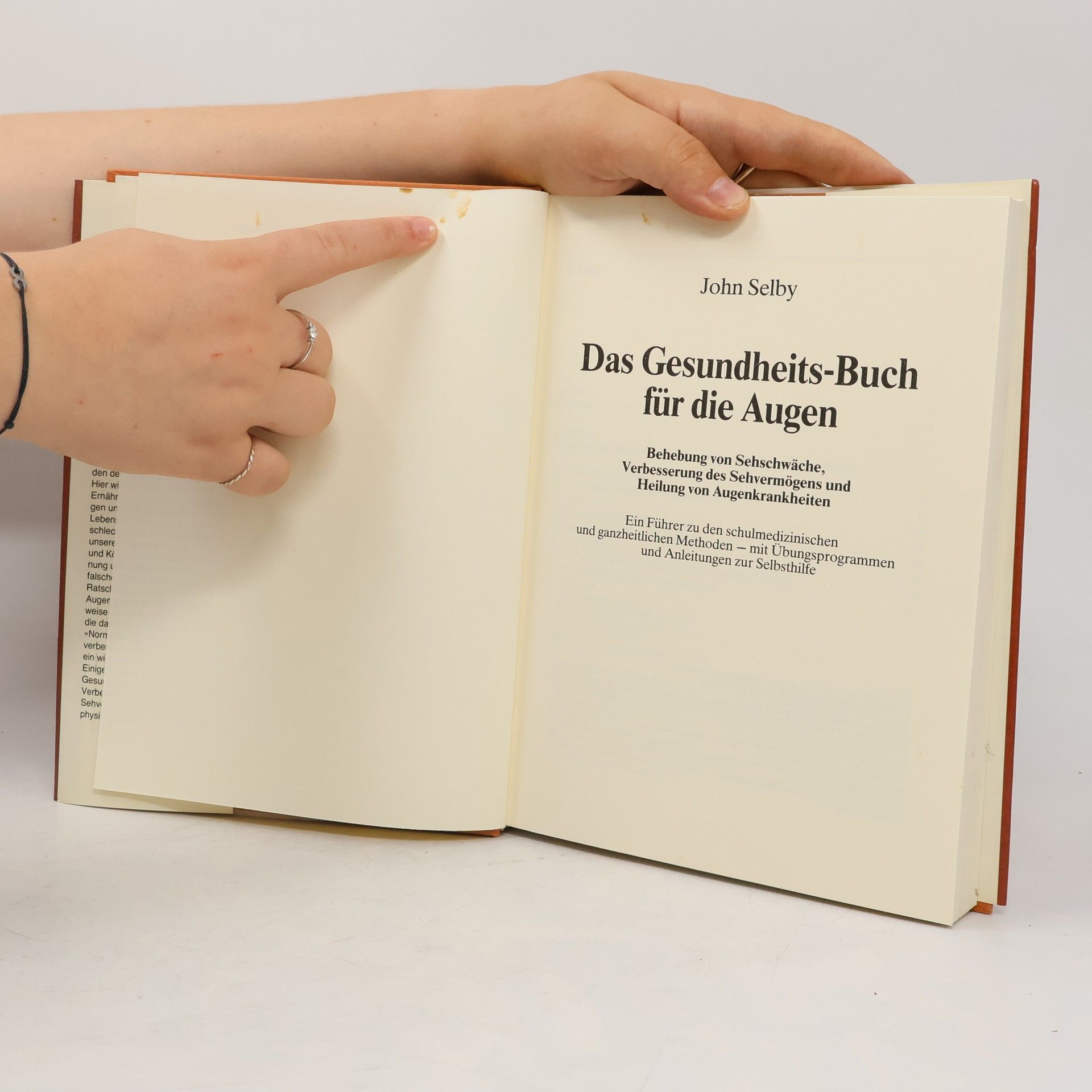 John Selby Das Gesundheits-buch Für Die Augen