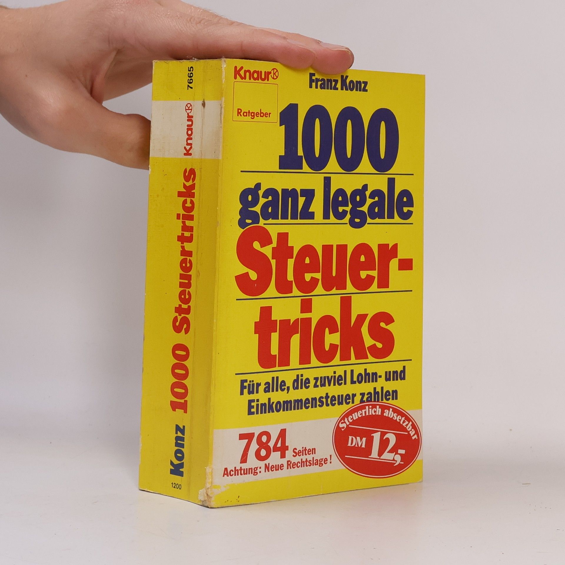 Franz Konz 1000 ganz legale Steuertricks