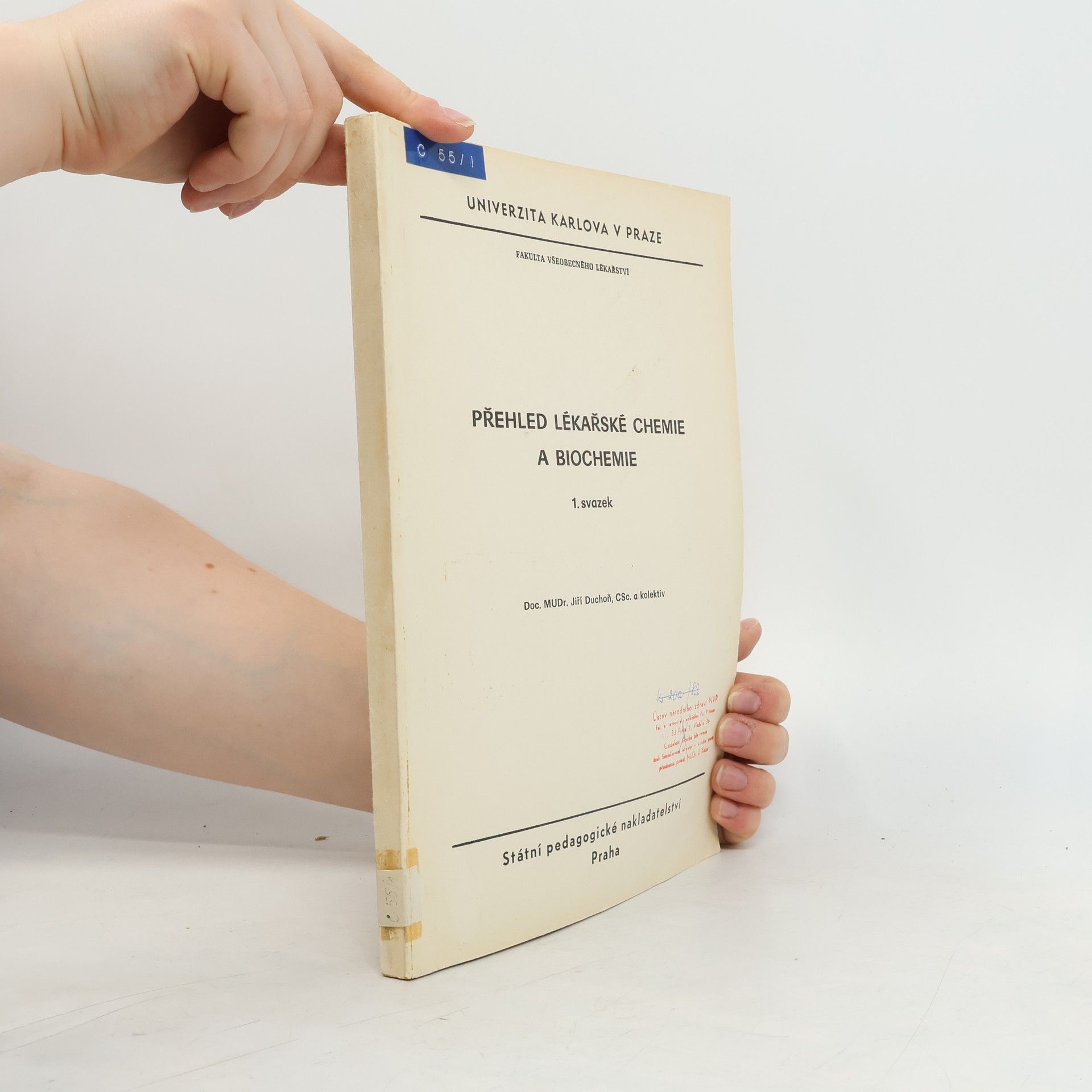 Jiří Duchoň Přehled lékařské chemie a biochemie