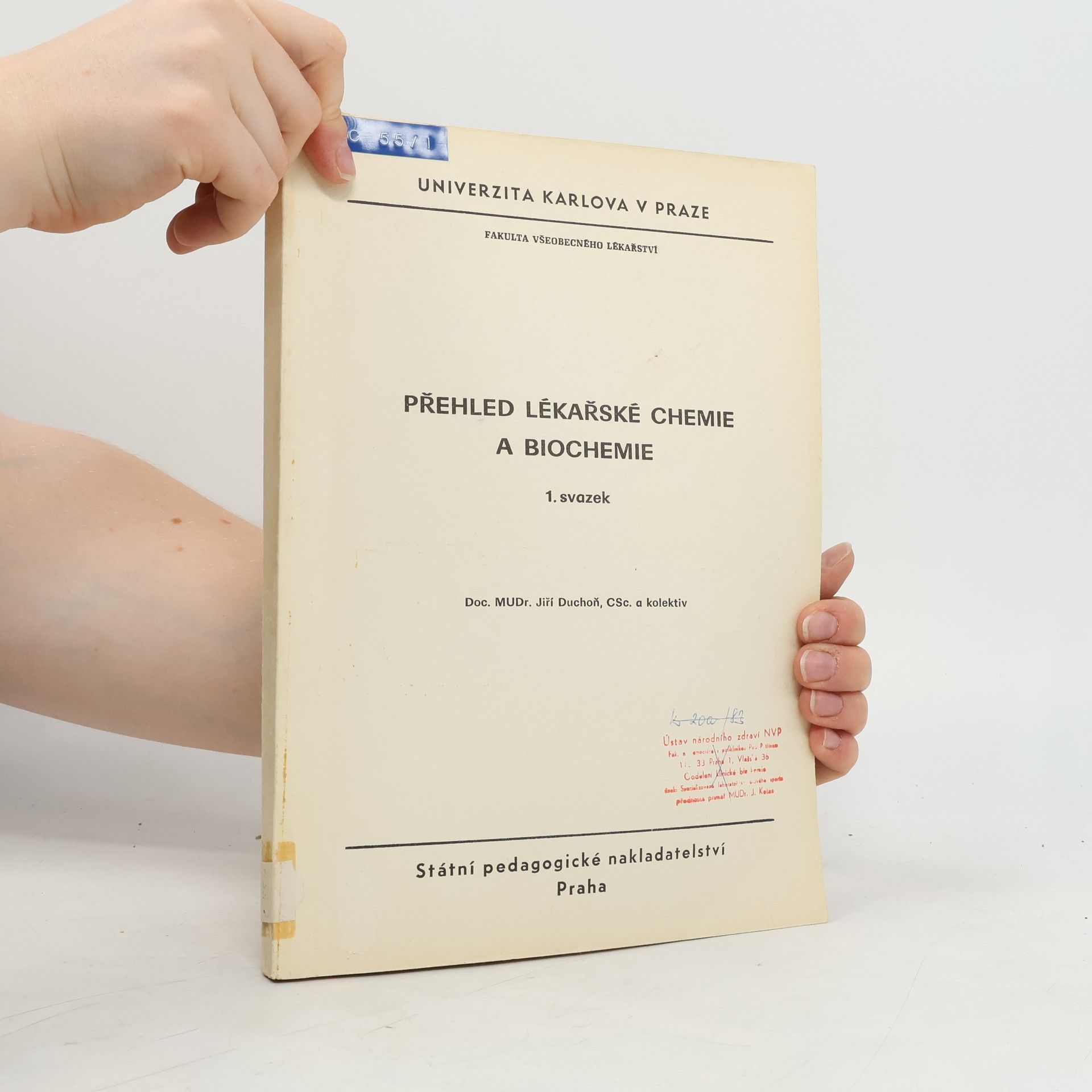 Jiří Duchoň Přehled lékařské chemie a biochemie