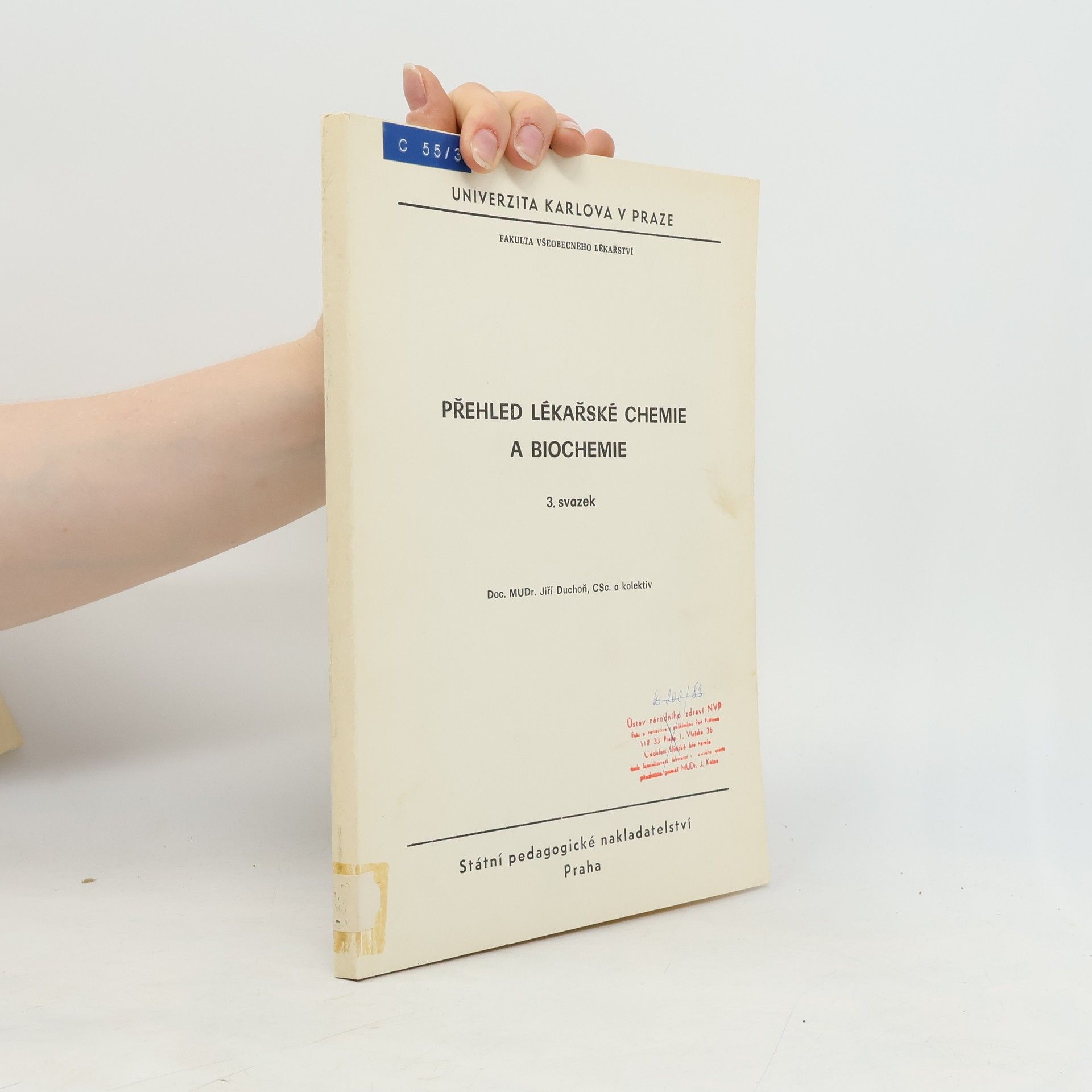 Jiří Duchoň Přehled lékařské chemie a biochemie 3