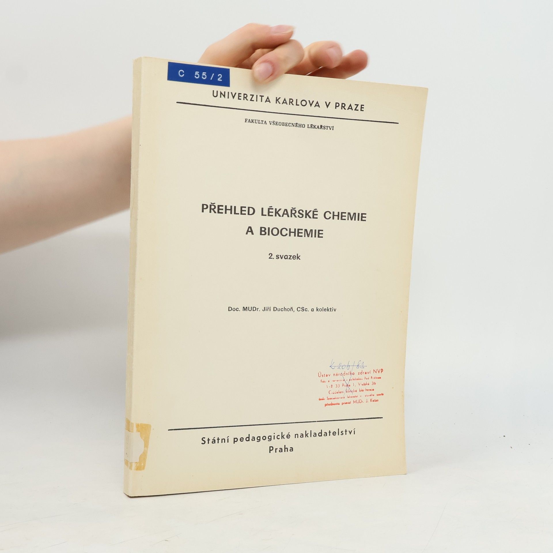 Jiří Duchoň Lékařská chemie a biochemie