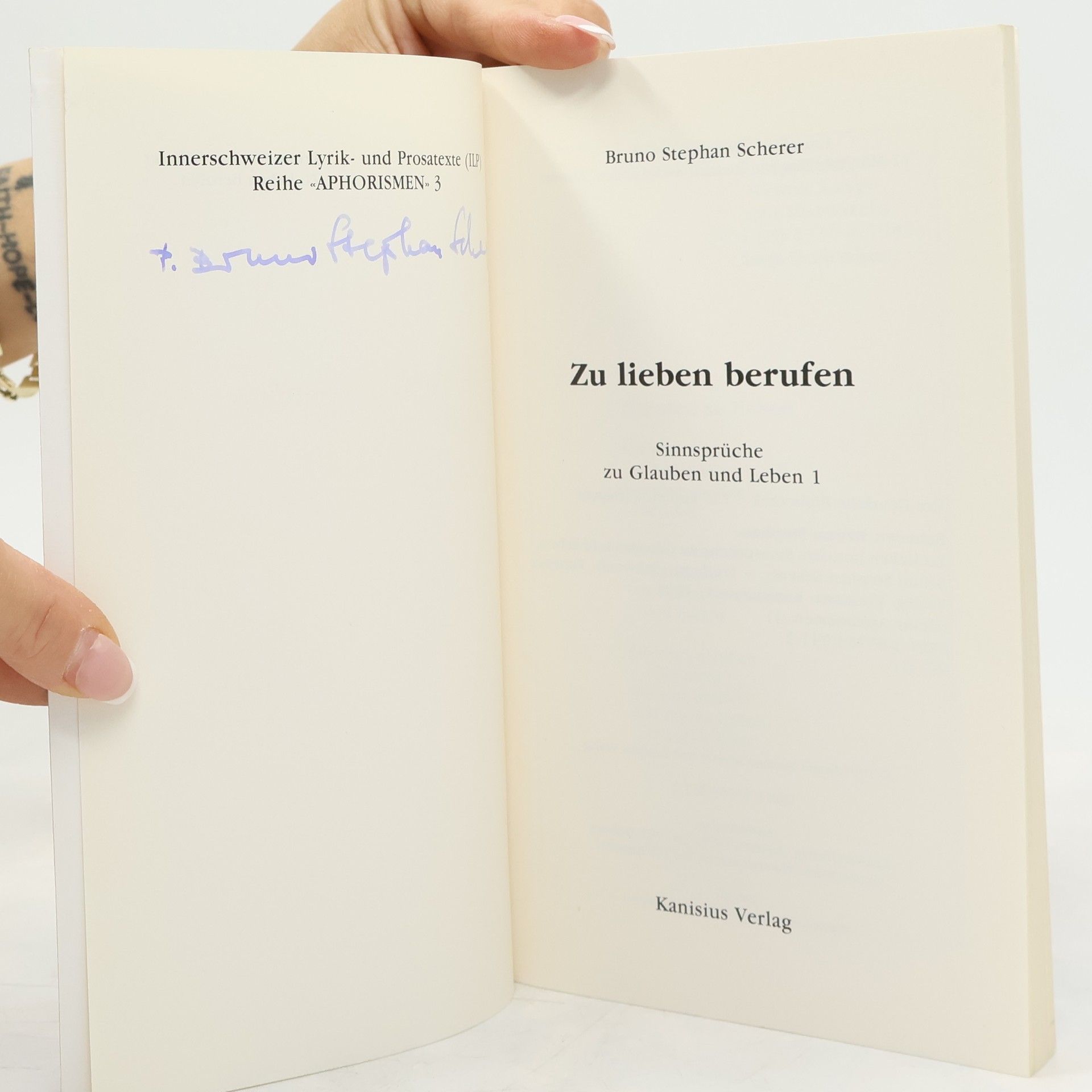 Bruno Stephan Scherer Zu lieben berufen