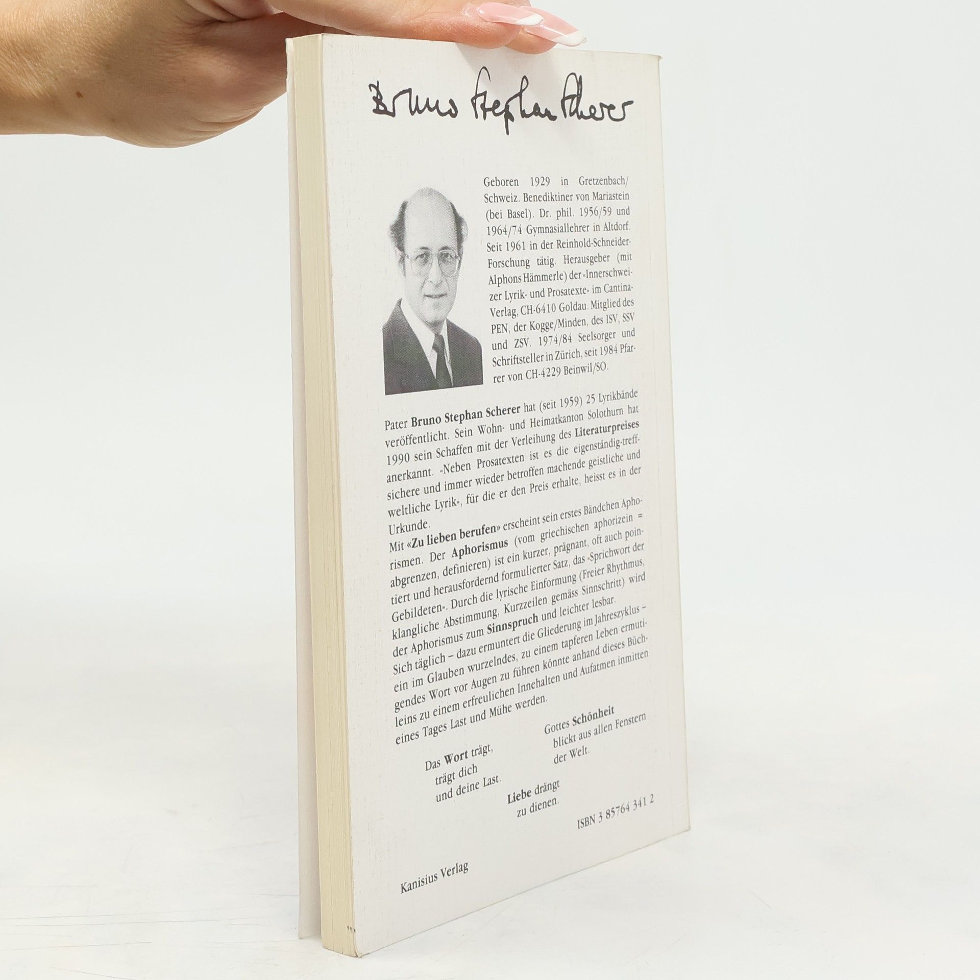 Bruno Stephan Scherer Zu lieben berufen