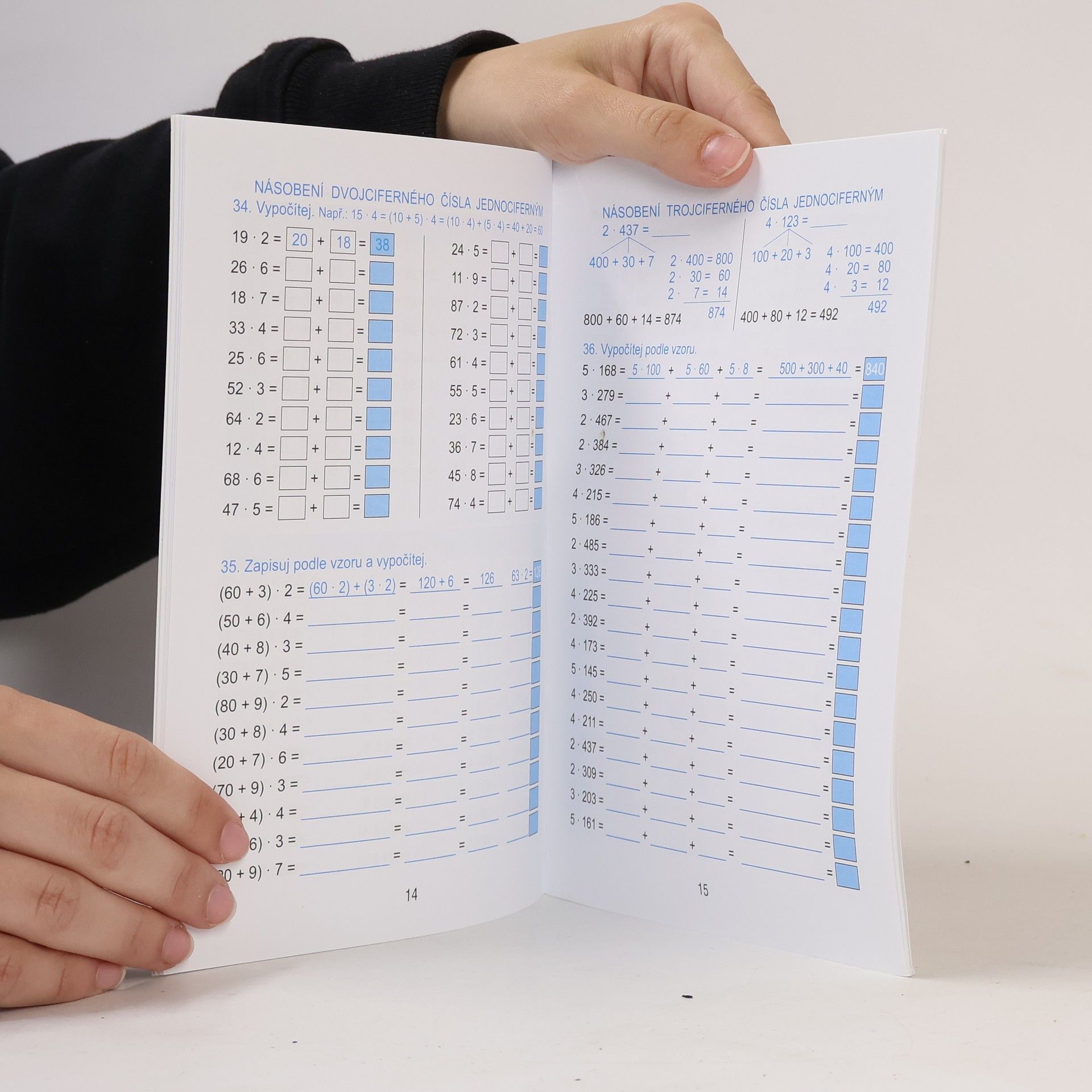 Auteurscollectief Matematické rozcvičky 3. ročník, 2. díl