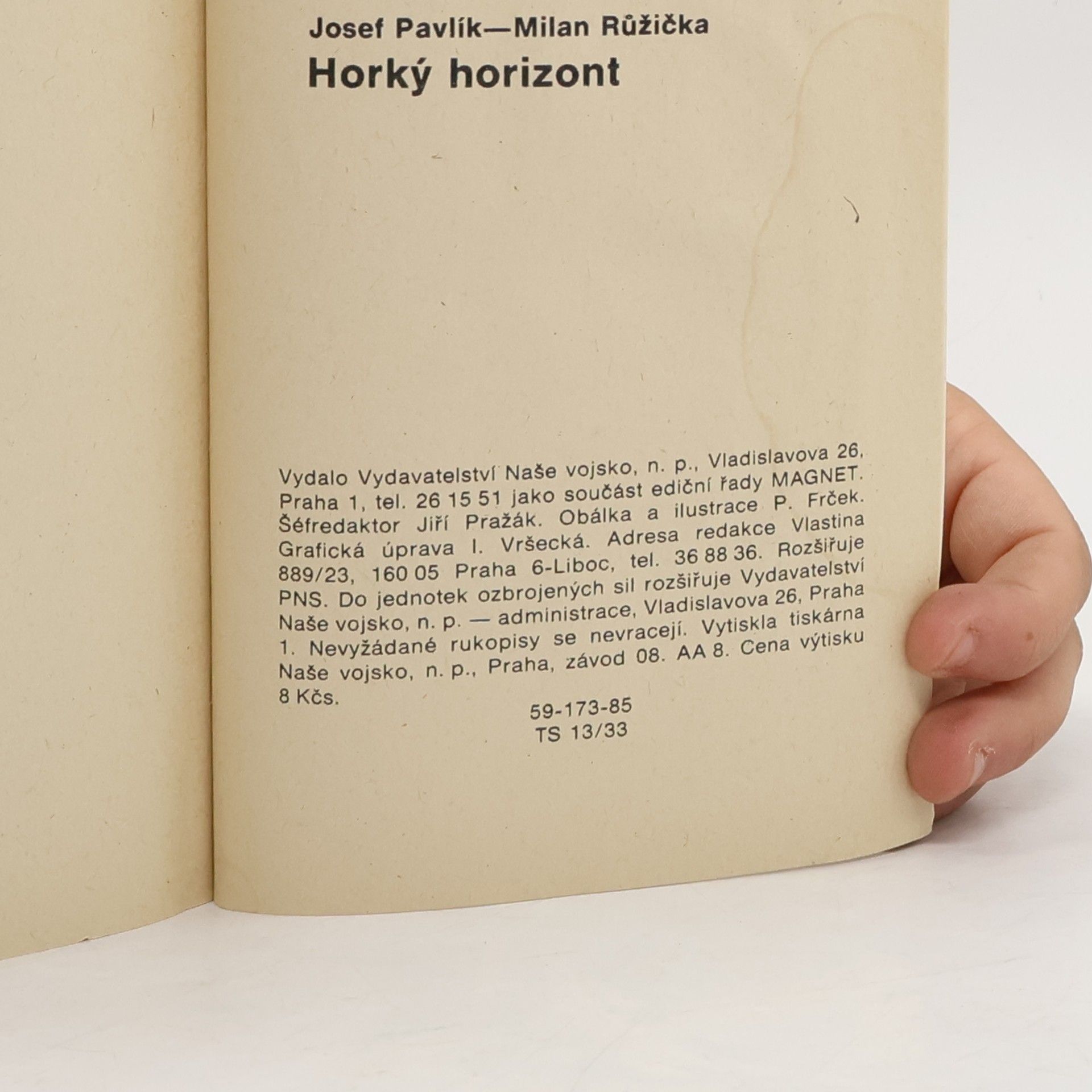 Josef Pavlík Horký horizont