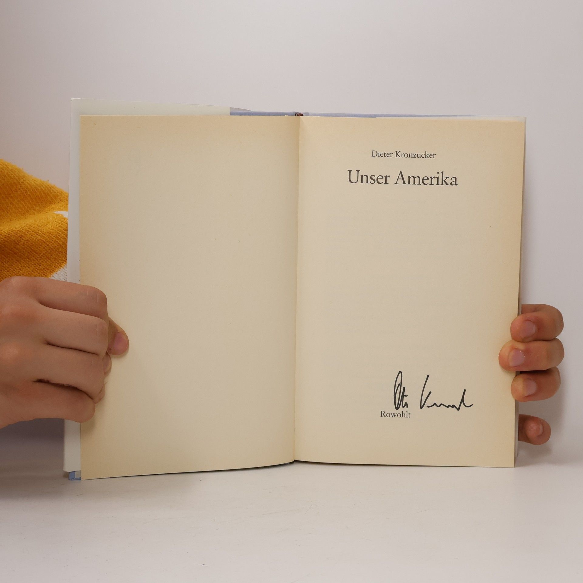 Dieter Kronzucker Unser Amerika