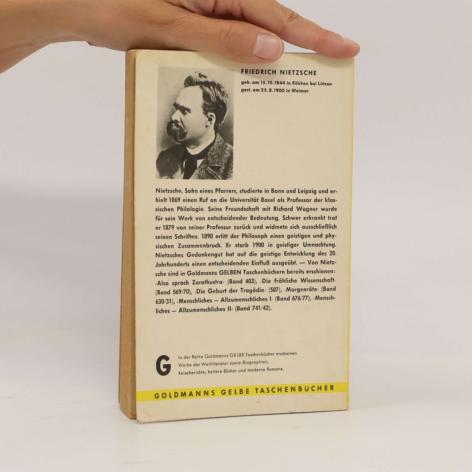 Friedrich Wilhelm Nietzsche Menschliches, Allzumenschliches