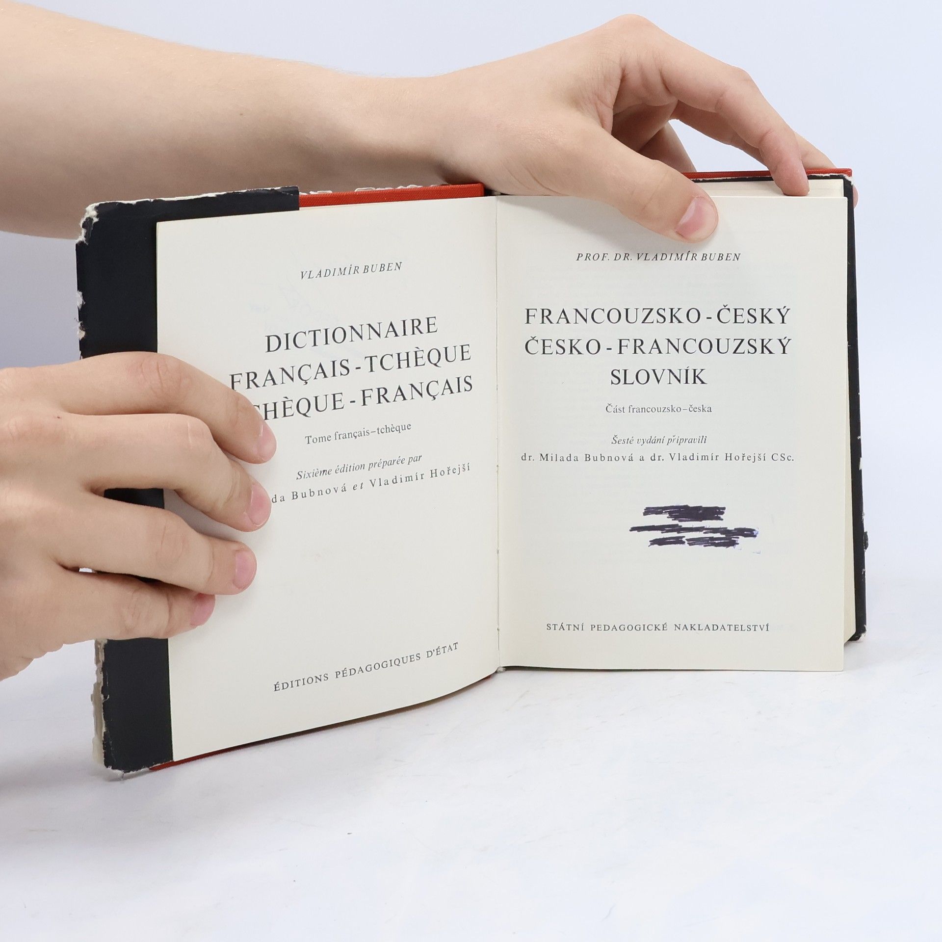 Milada Bubnová Francouzsko-český, česko-francouzský slovník. Část francouzsko-česká