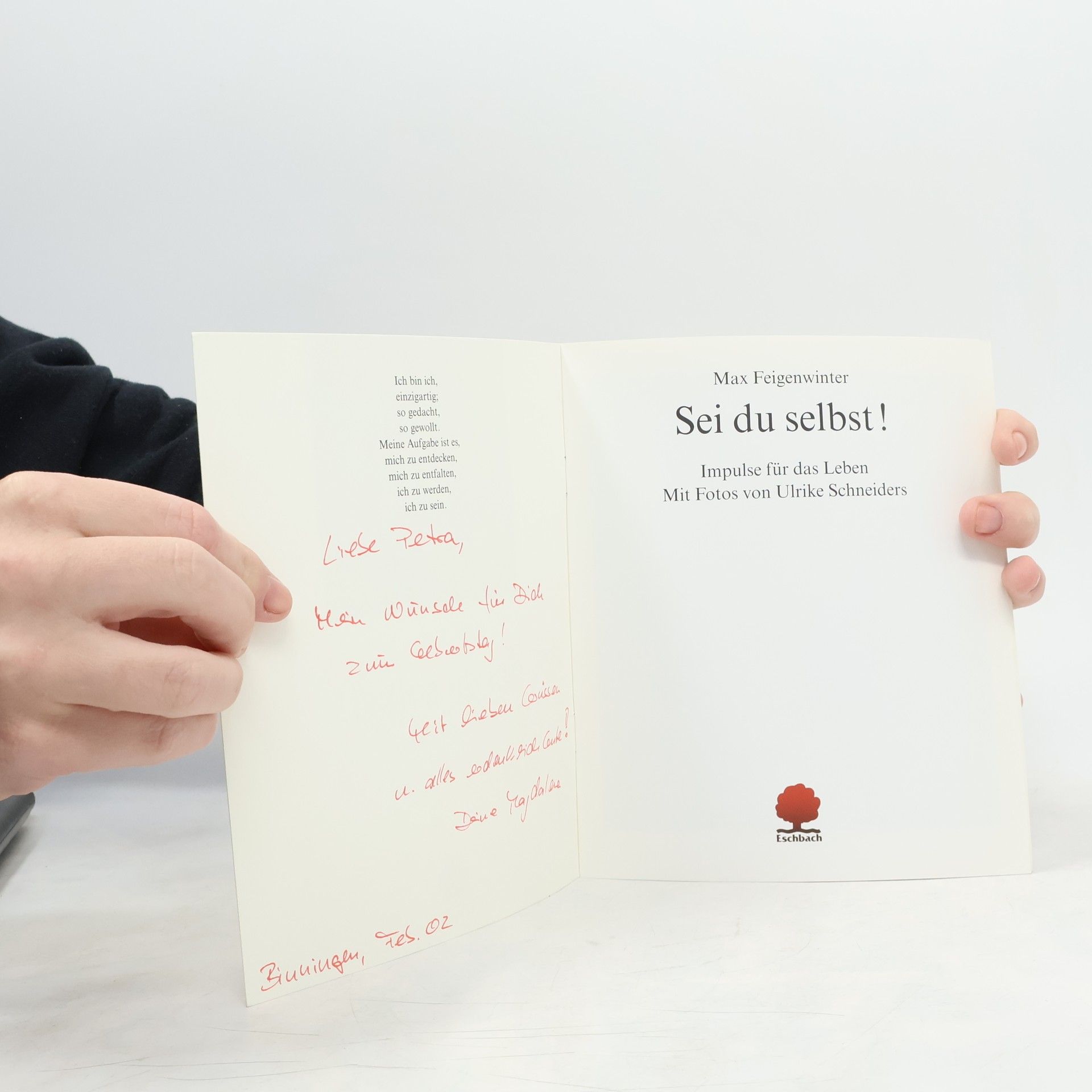 Max Feigenwinter Sei du selbst!