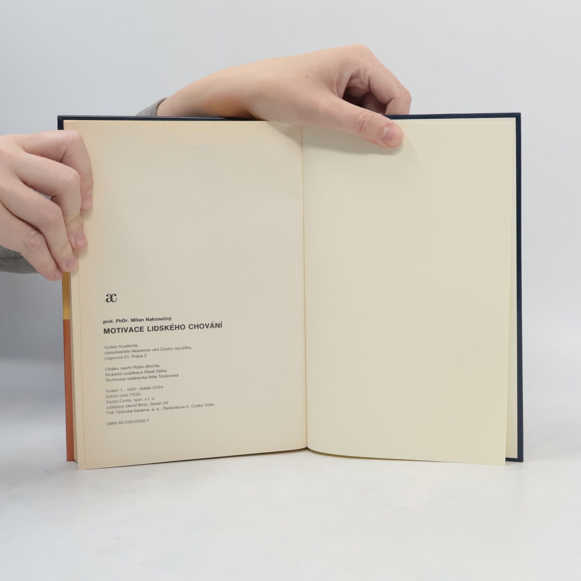 Milan Nakonečný Motivace lidského chování